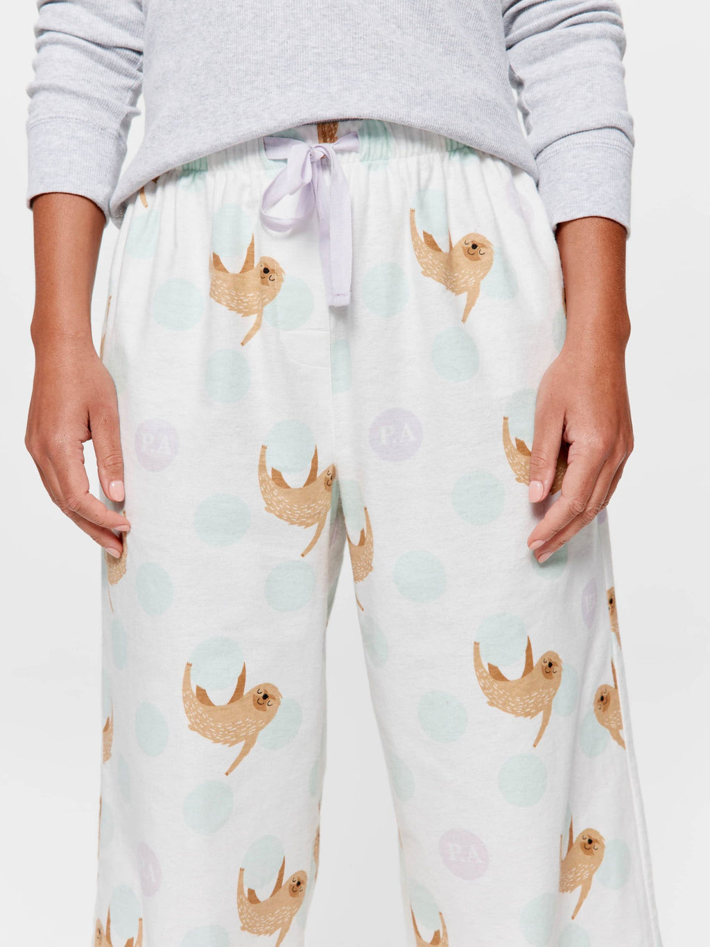 Sloth Spots Classic Flannelette Pj Pant multi