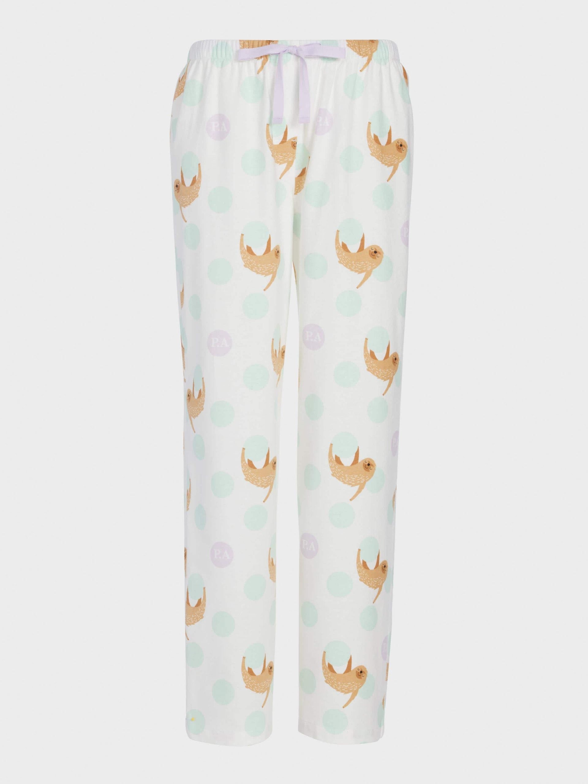 Sloth Spots Classic Flannelette Pj Pant multi