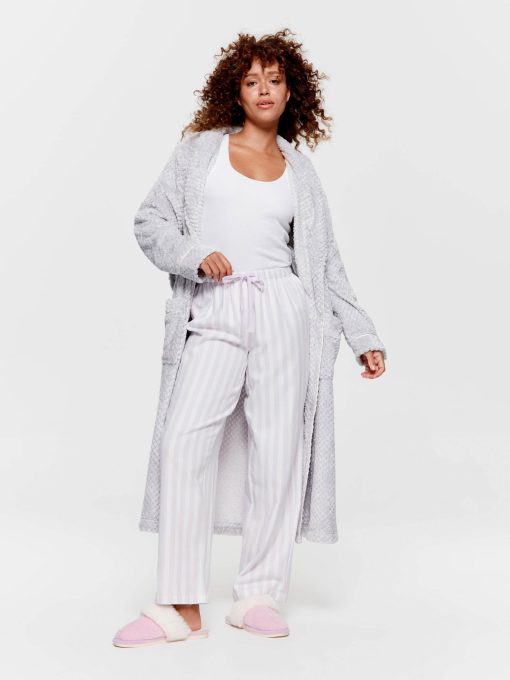 Lilac Stripe Classic Flannelette Pj Pant multi