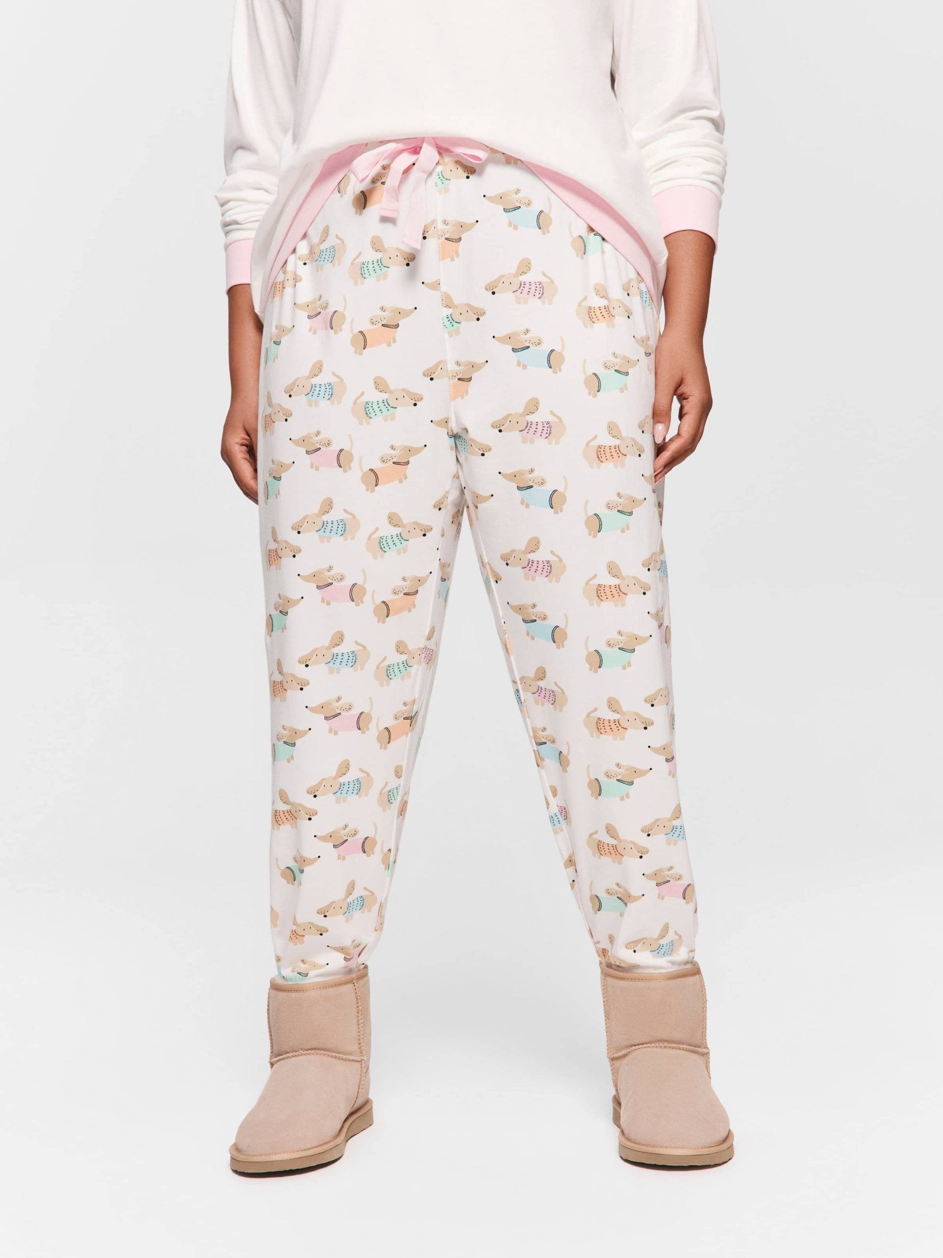 P.A. Plus Colourful Dog Easy Pj Pant Multi