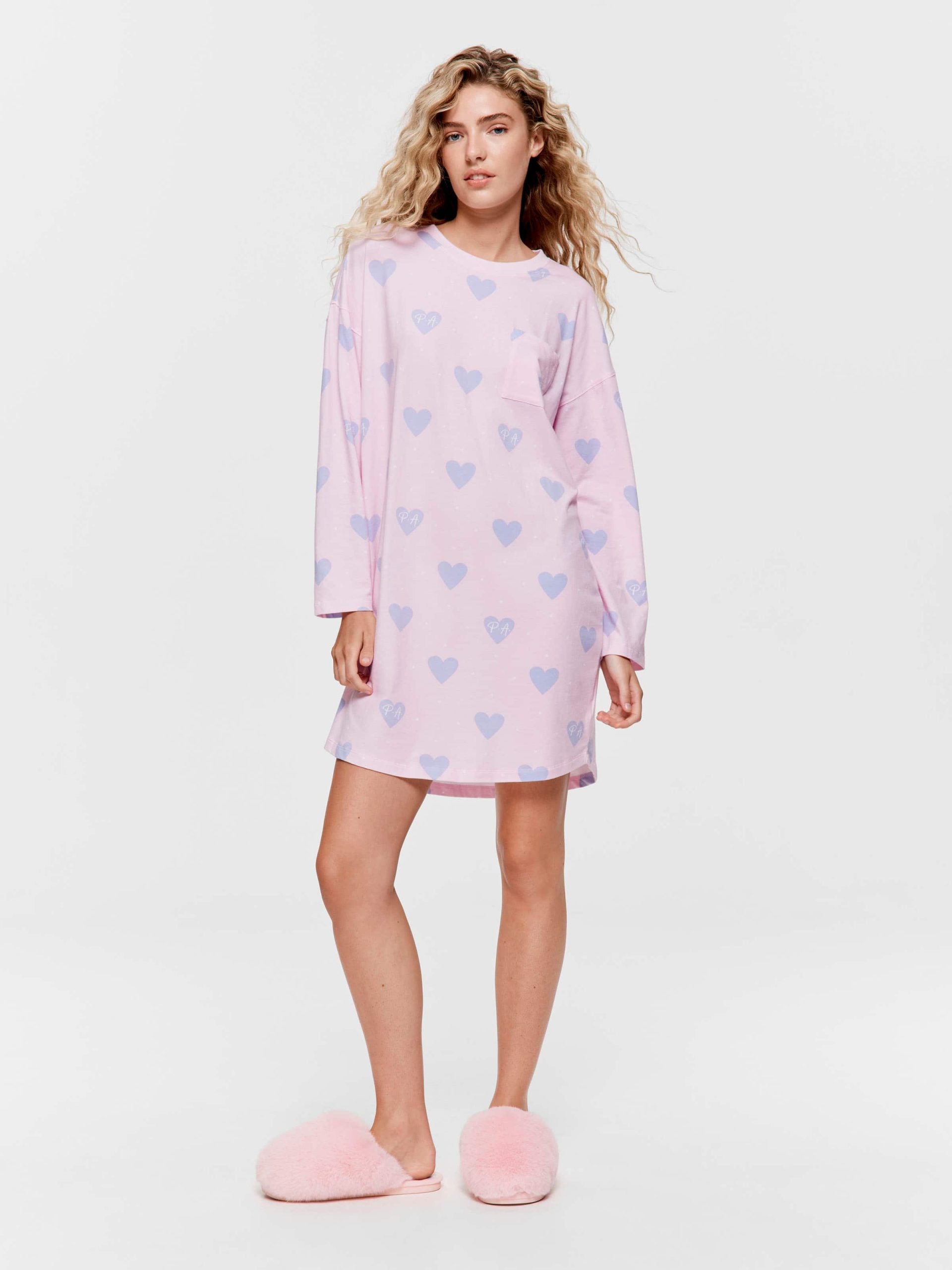 Love Heart Nightie multi