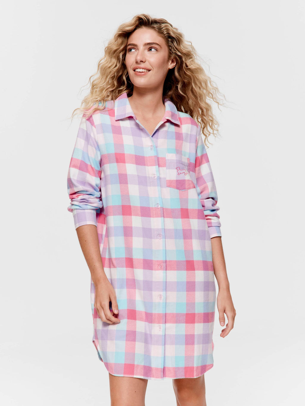 Check Classic Flannelette Nightshirt multi