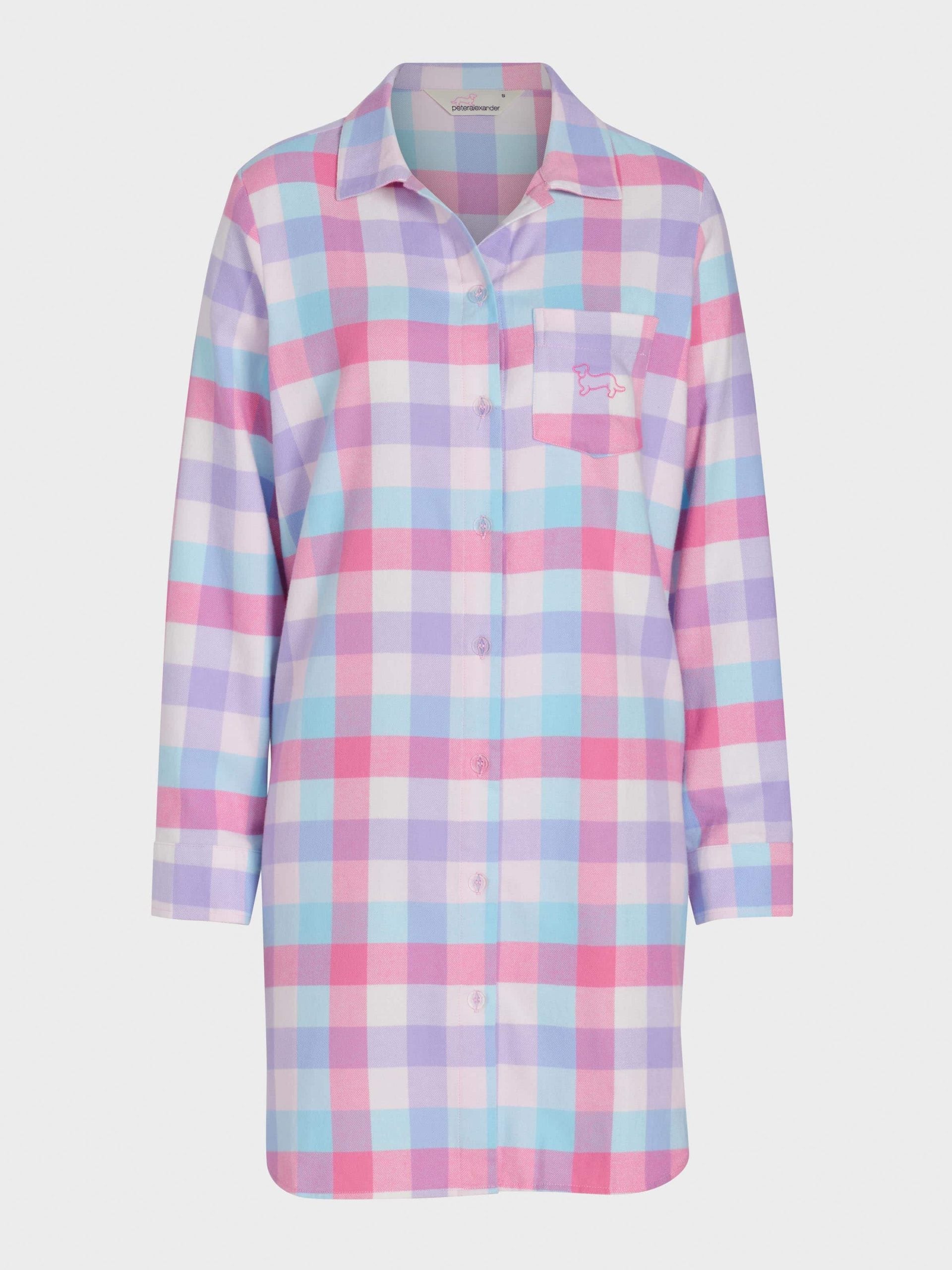 Check Classic Flannelette Nightshirt multi