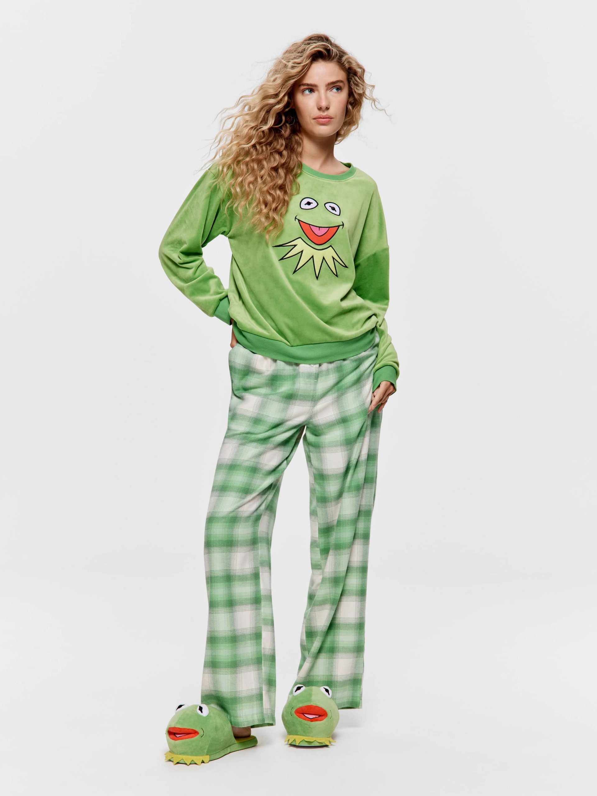 Kermit Velvet Sweater green