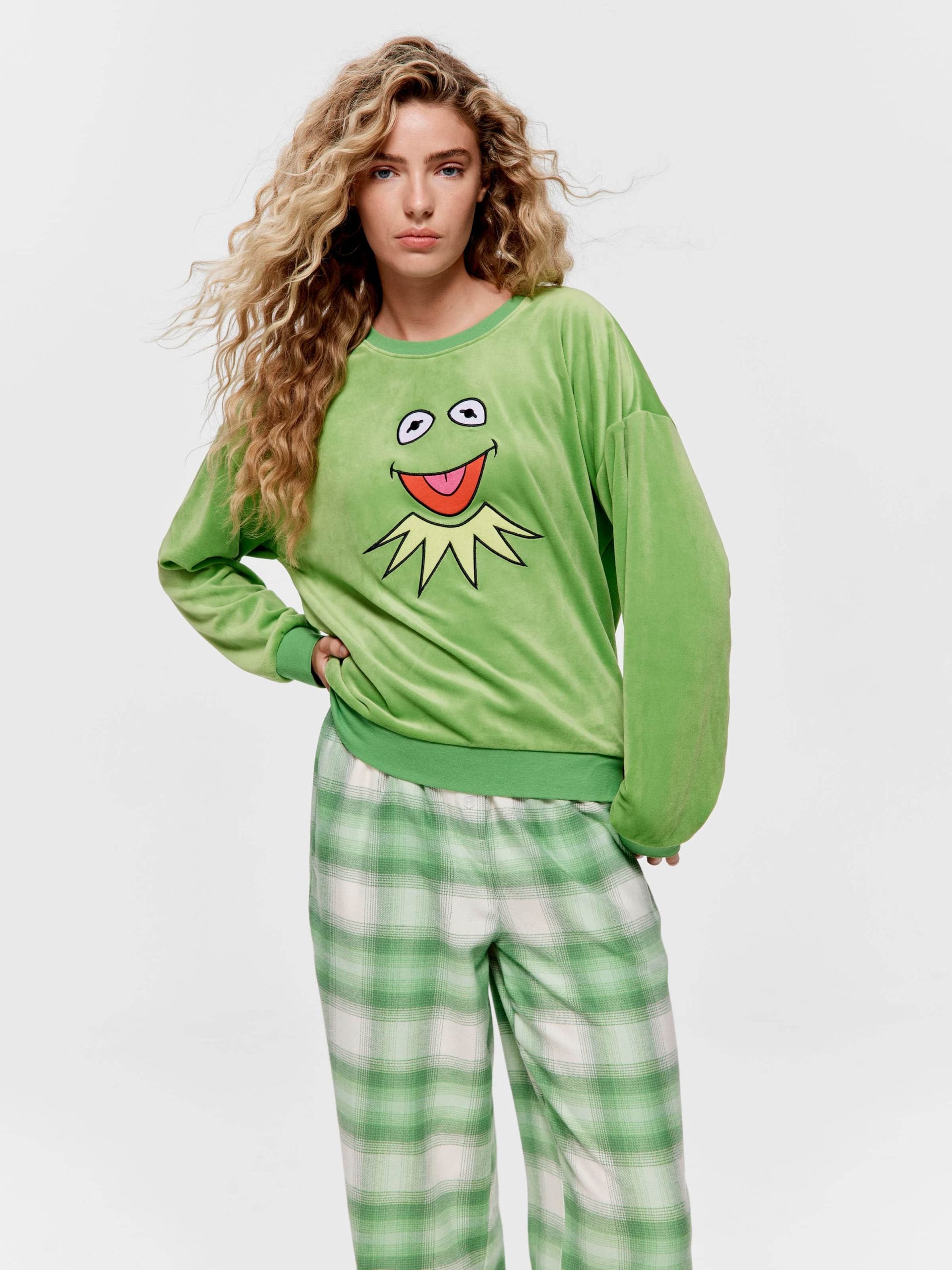 Kermit Velvet Sweater green