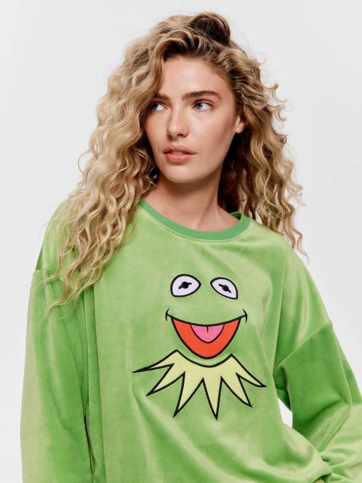 Kermit Velvet Sweater green
