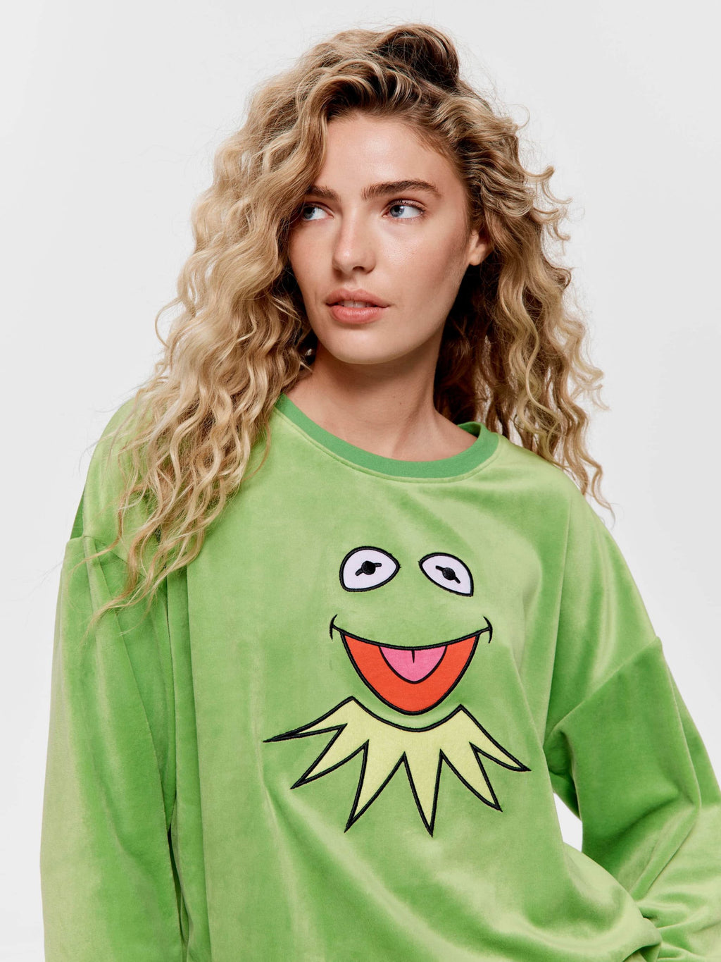 Kermit Velvet Sweater green