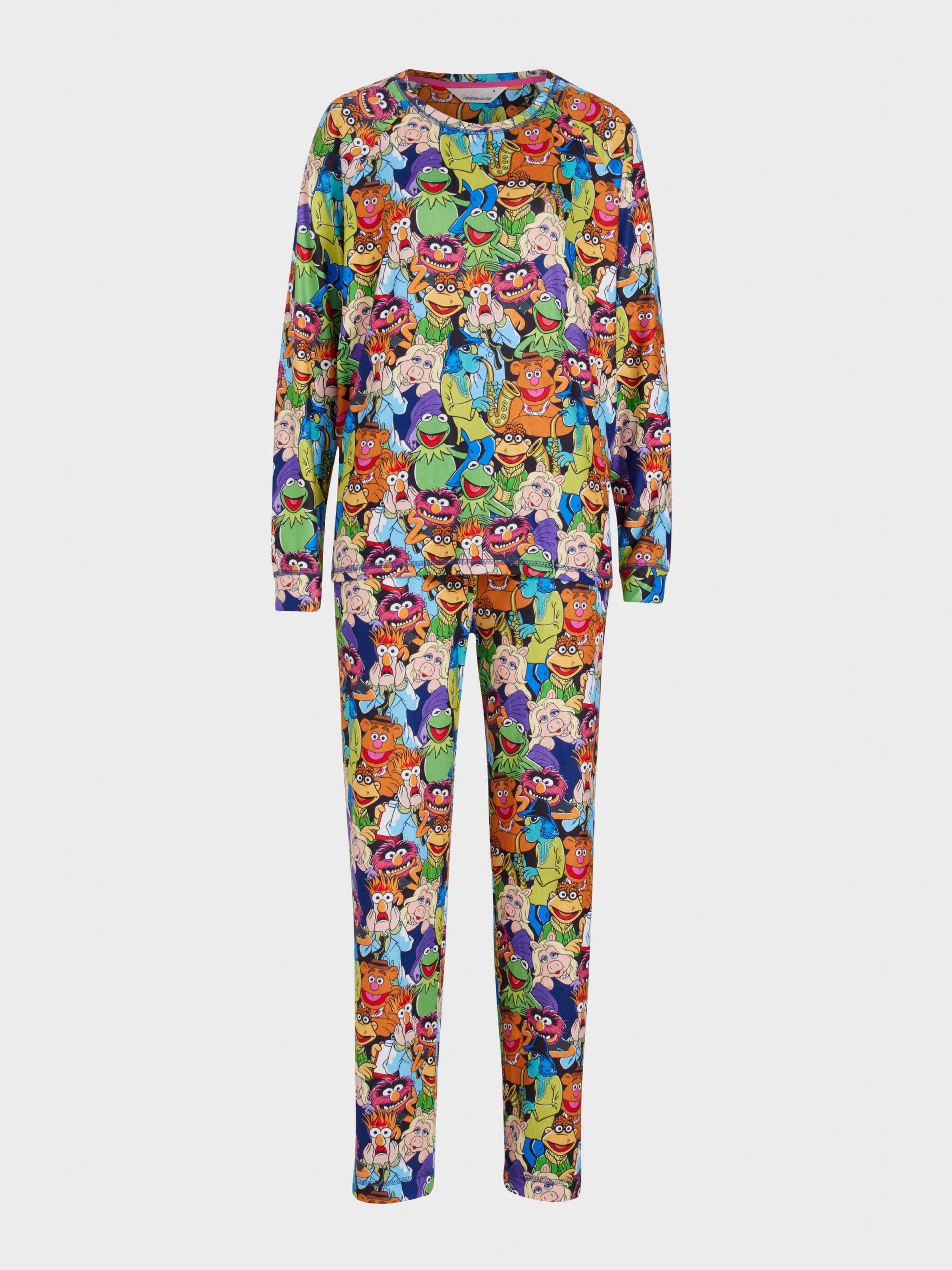 The Muppets Plush Long Pj Set multi