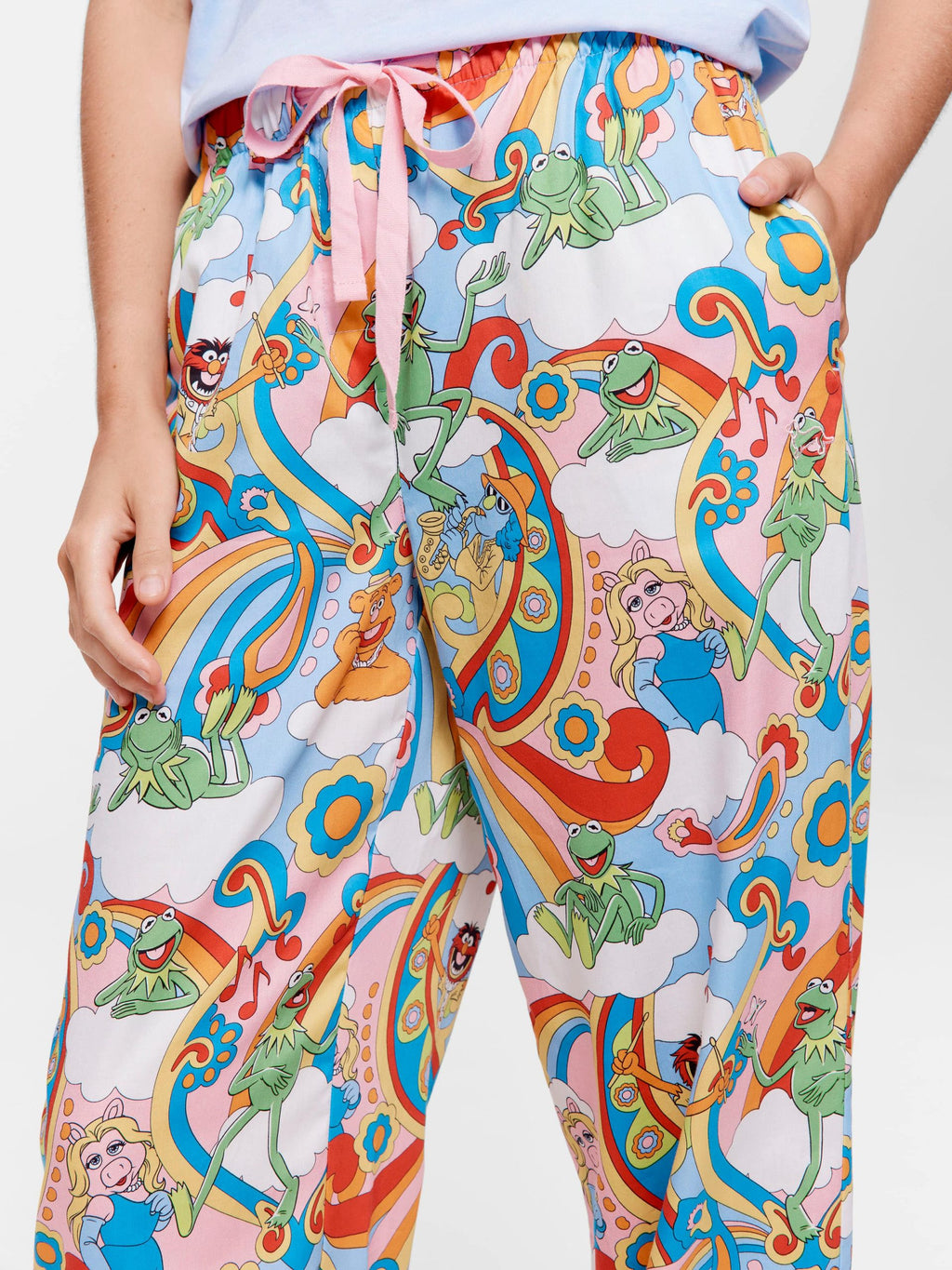 The Muppets Rainbow 100% Cotton Pj Pant multi