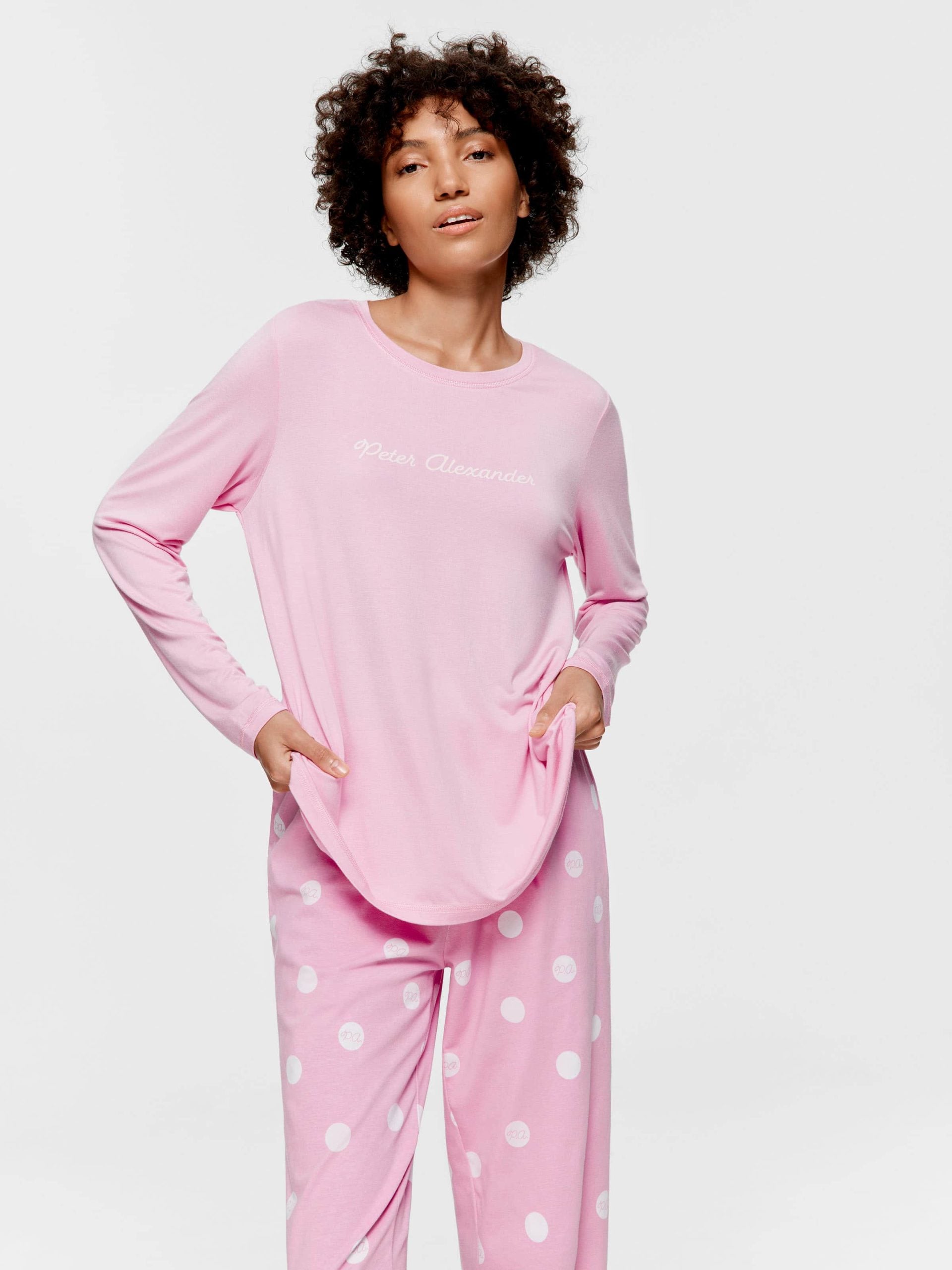 Pink Classic Long Sleeve Top pink
