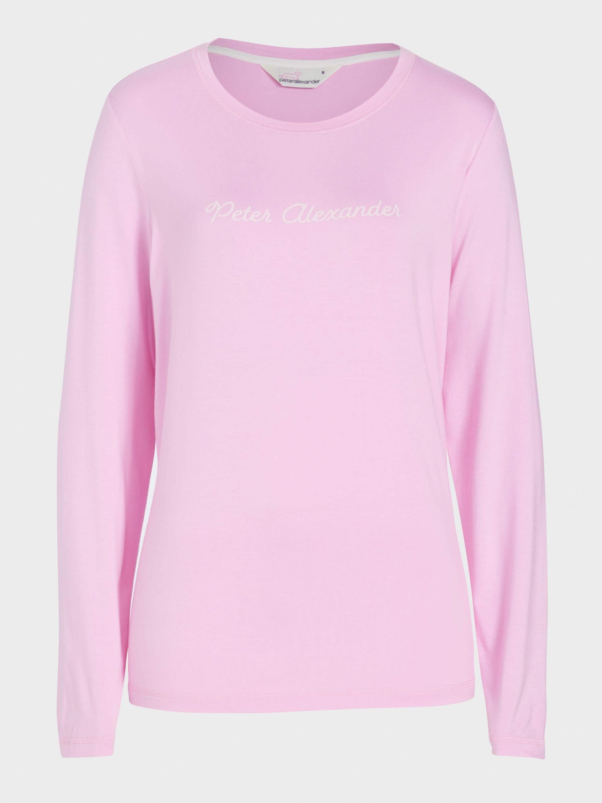 Pink Classic Long Sleeve Top pink