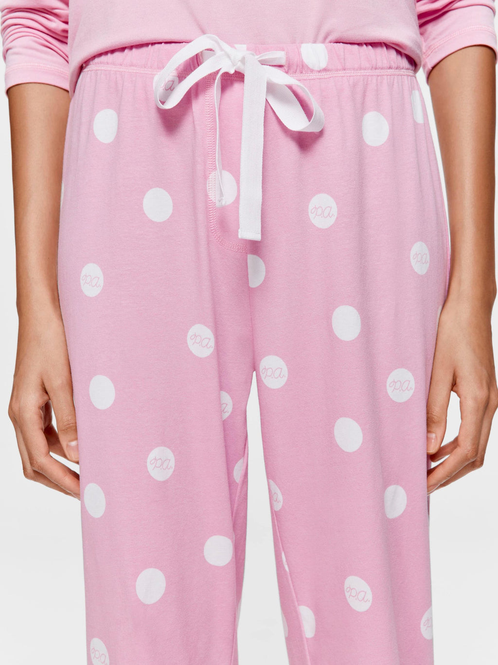 Pink Spotted Easy Pj Pant pink