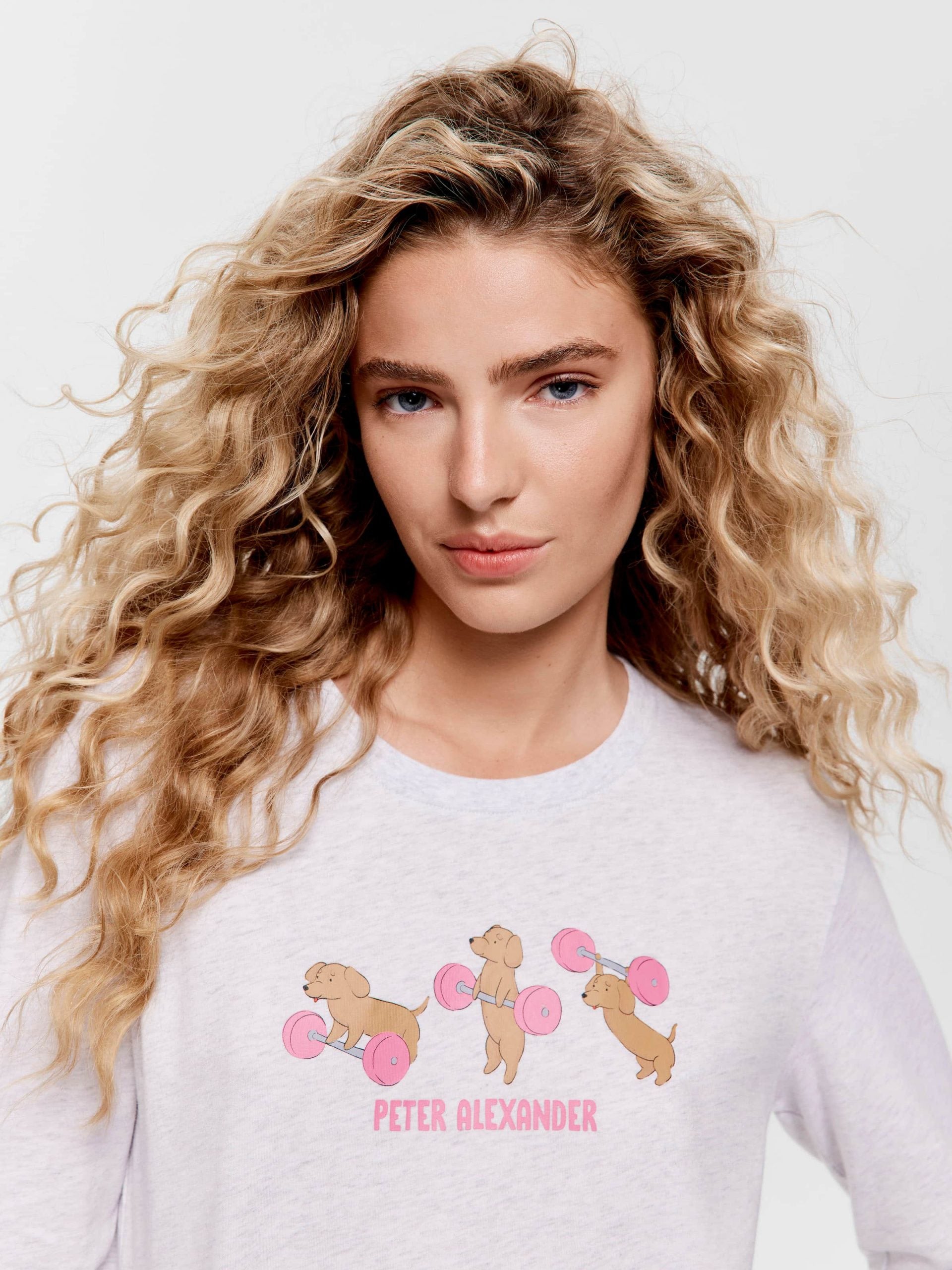 Strong Penny Long Sleeve Top greymarle
