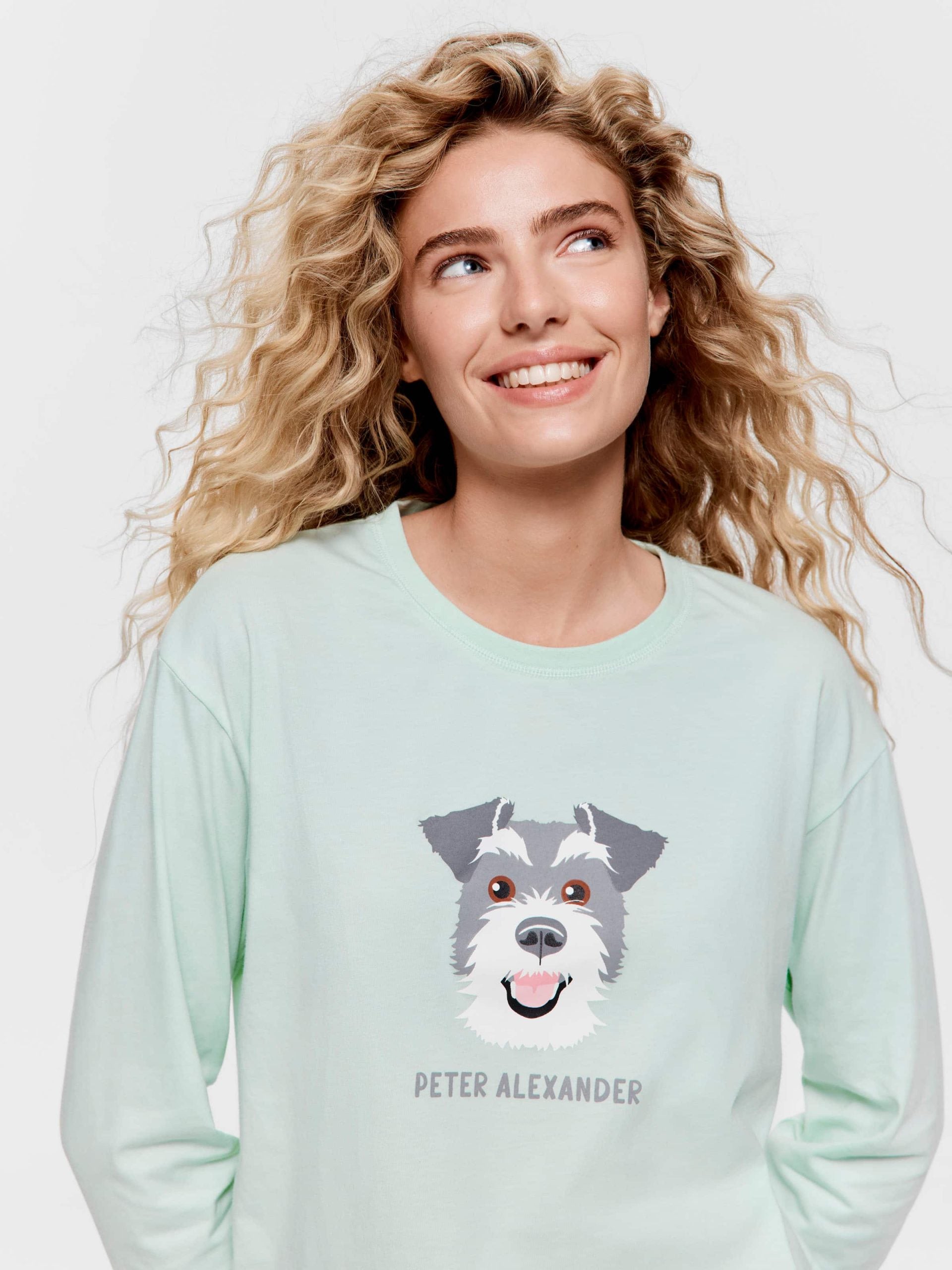 Schnauzer Sweater Mint