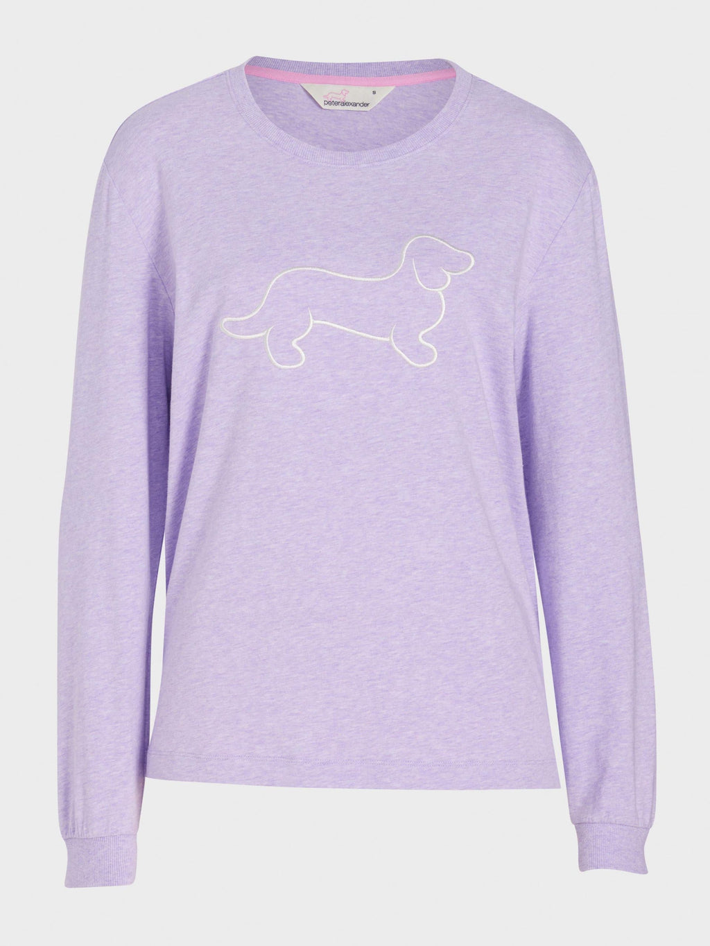 Purple Marle Penny Logo Sweater purple