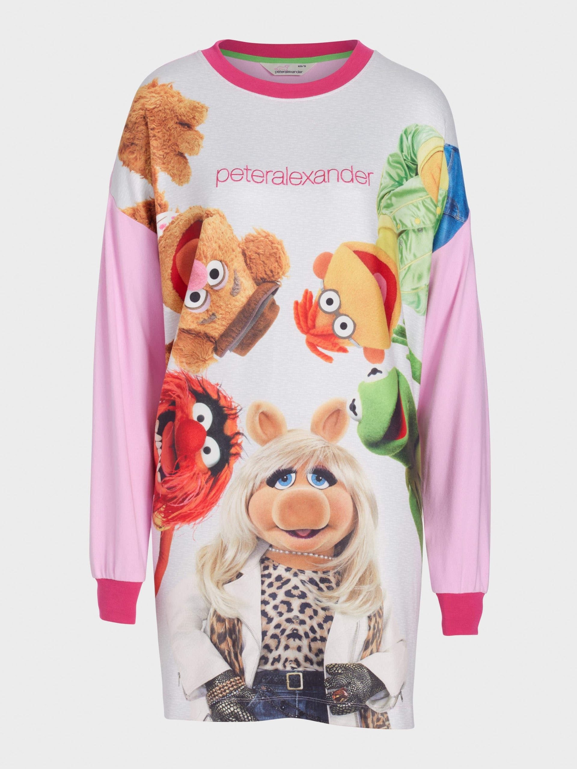 The Muppets Plush Long Sleeve Nightie multi