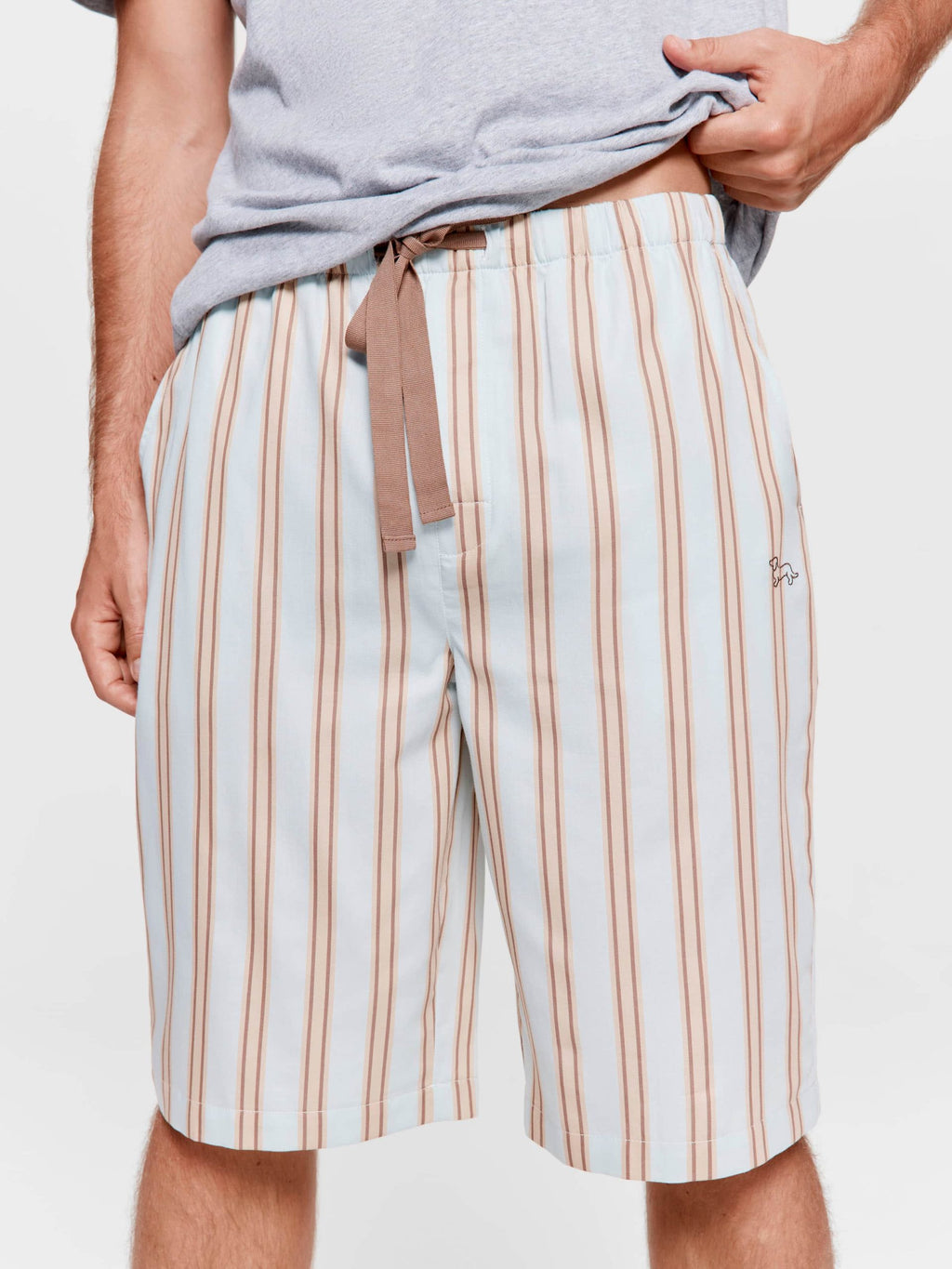 Mint Stripe Sleep Short multi