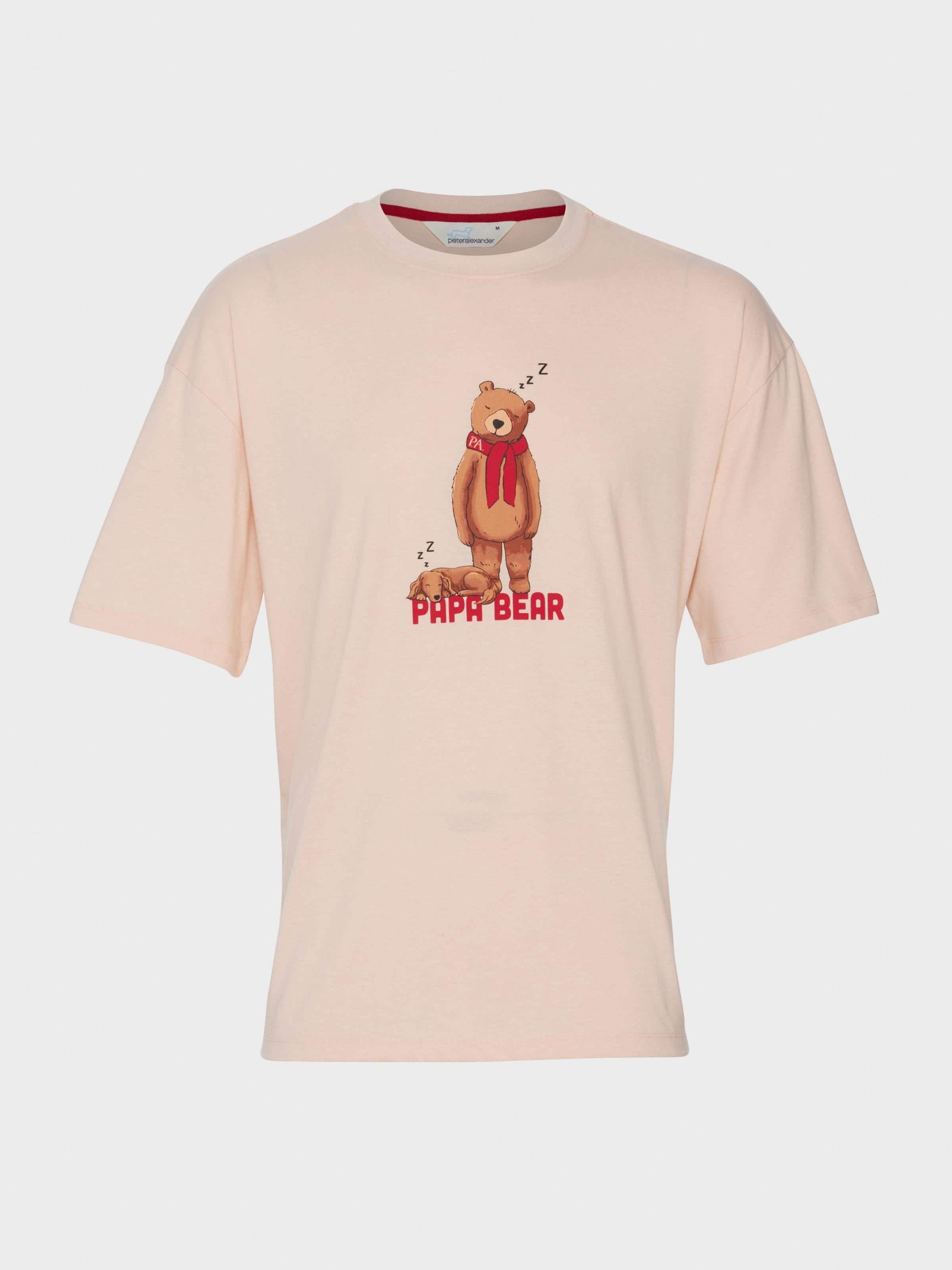 Family Papa Bear Tee oatmeal