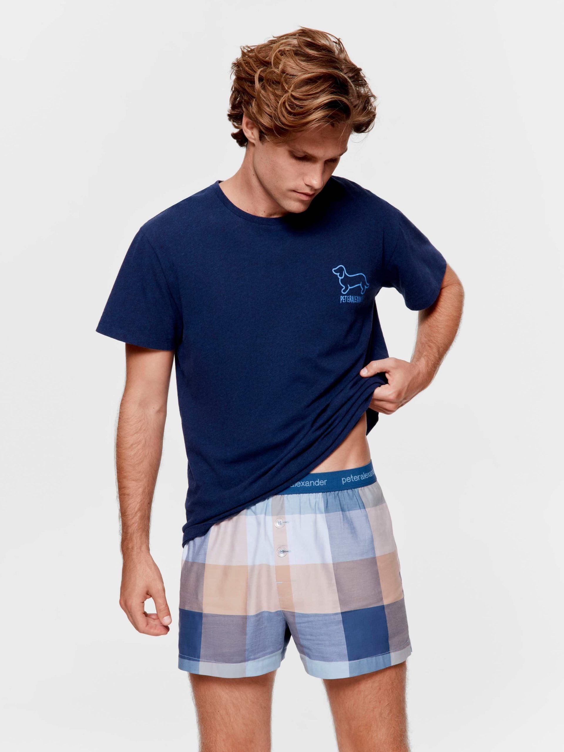 Navy Buffalo Boxer Short multi