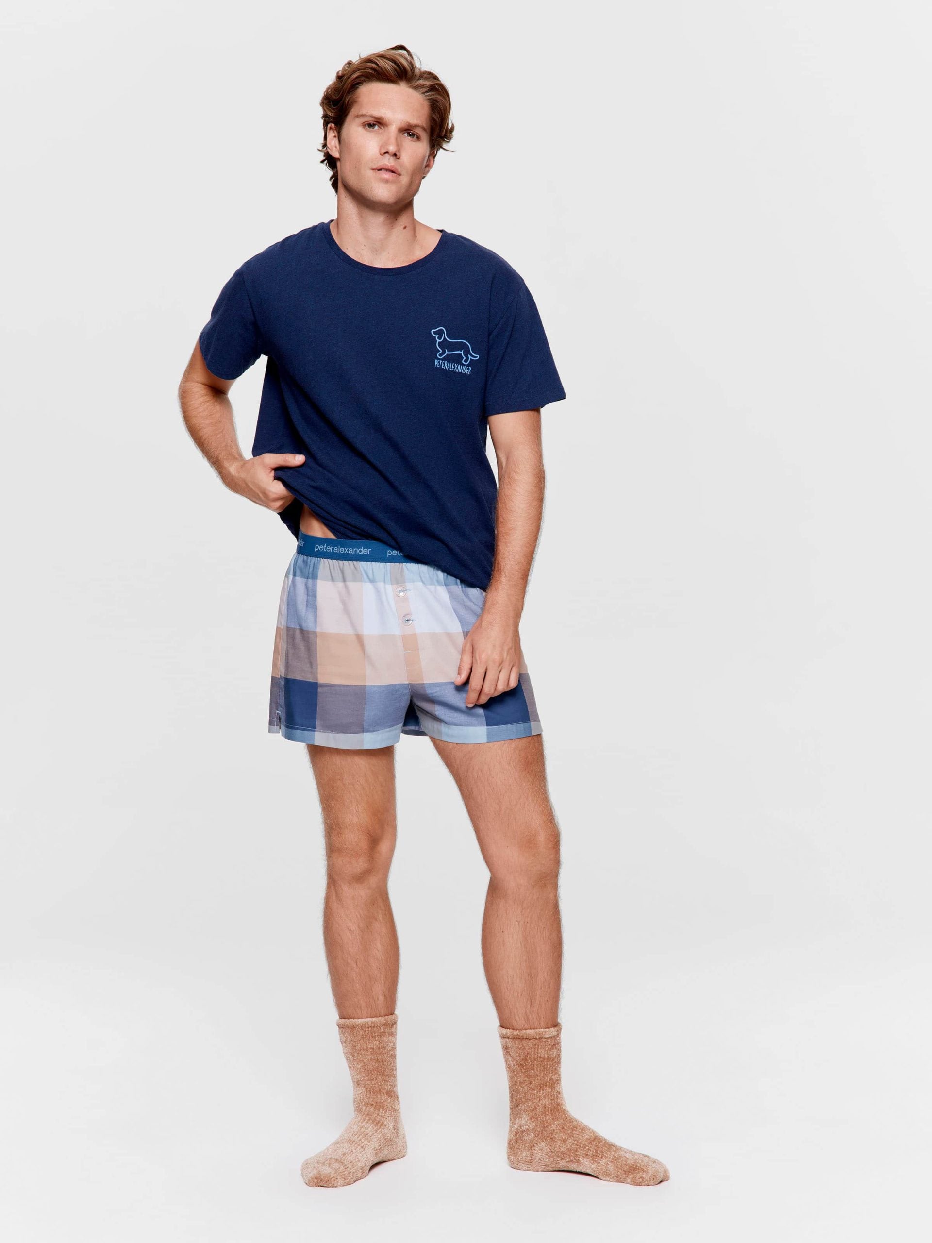 Navy Buffalo Boxer Short multi