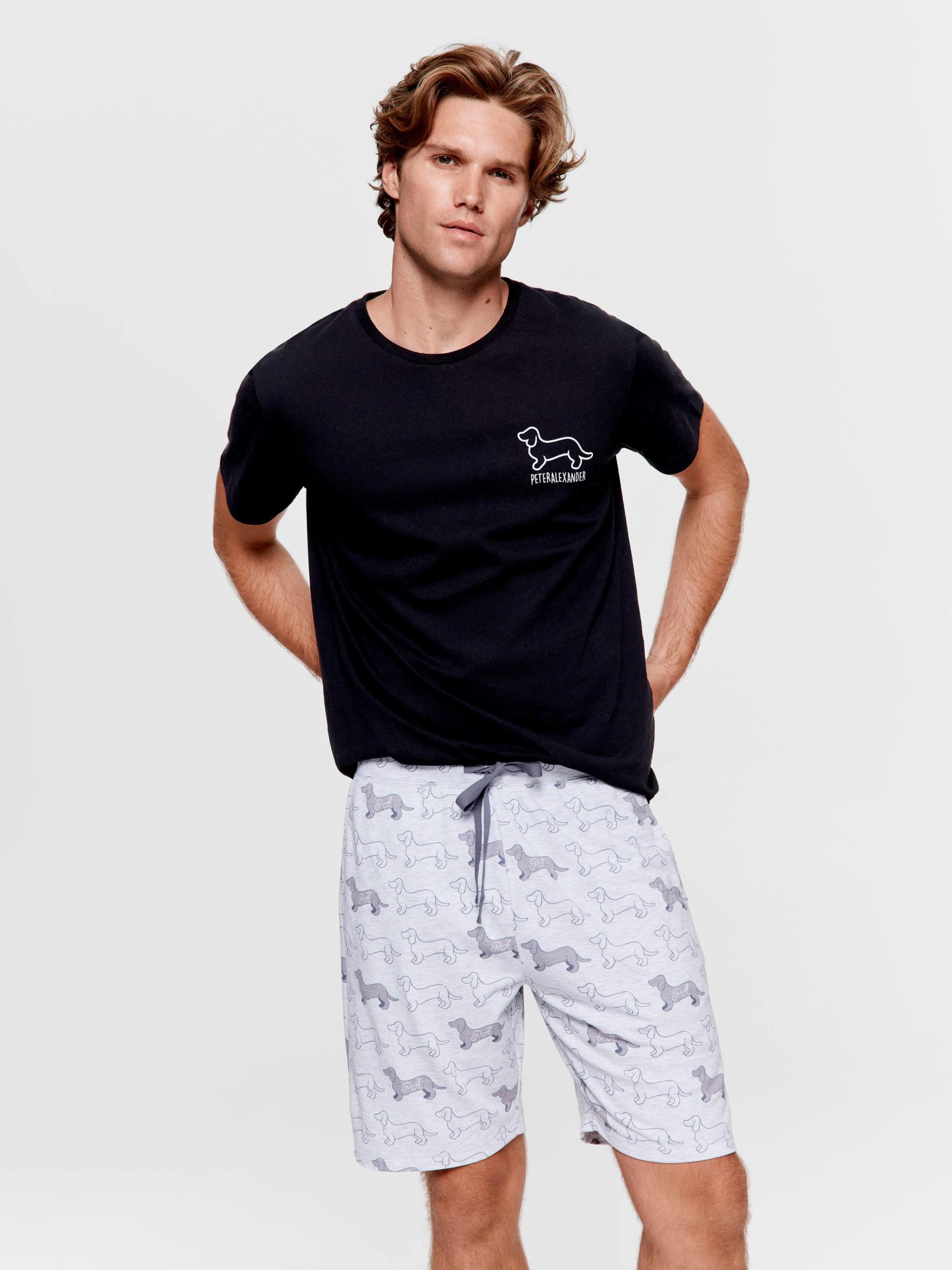 Grey Penny Logo Mid Short greymarle