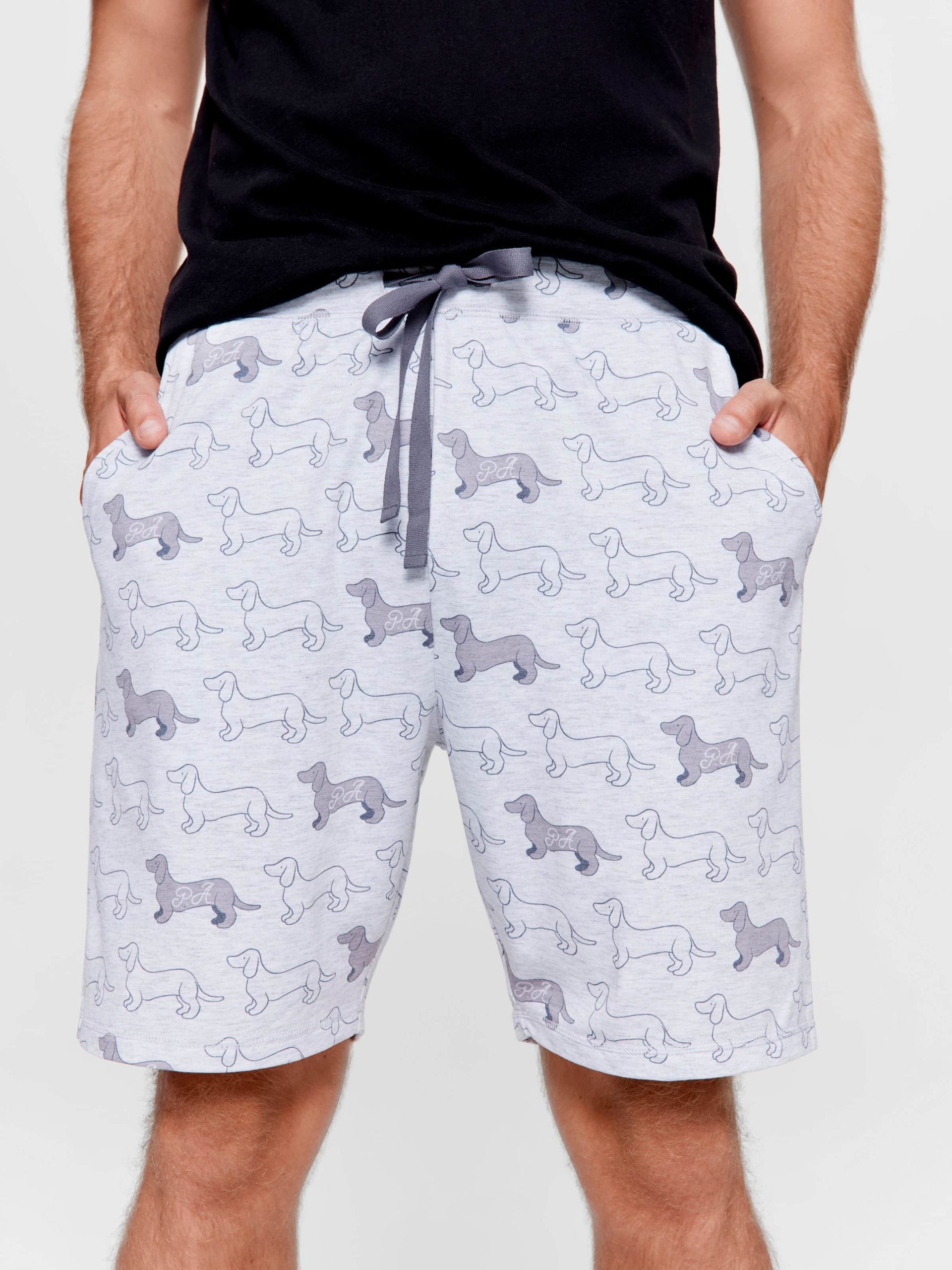 Grey Penny Logo Mid Short greymarle