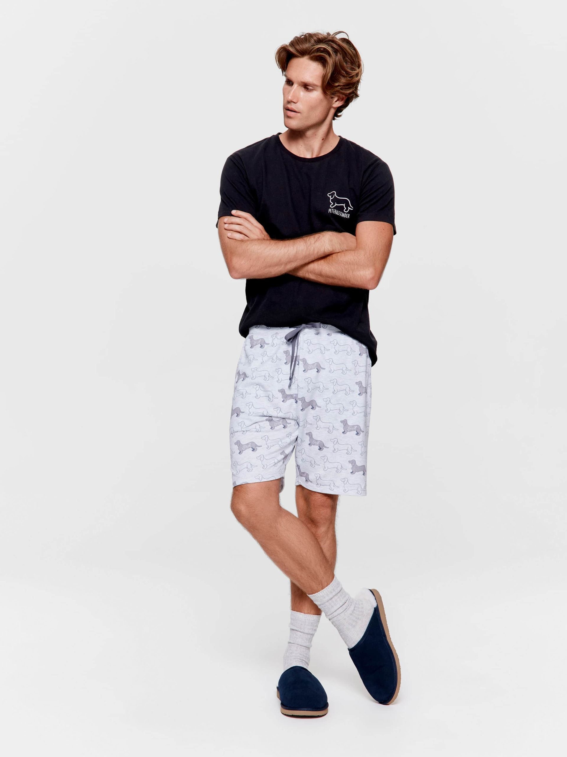 Grey Penny Logo Mid Short greymarle