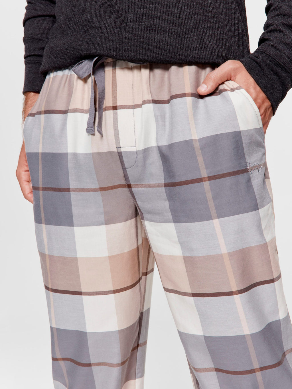 Grey Check Classic Pj Pant multi