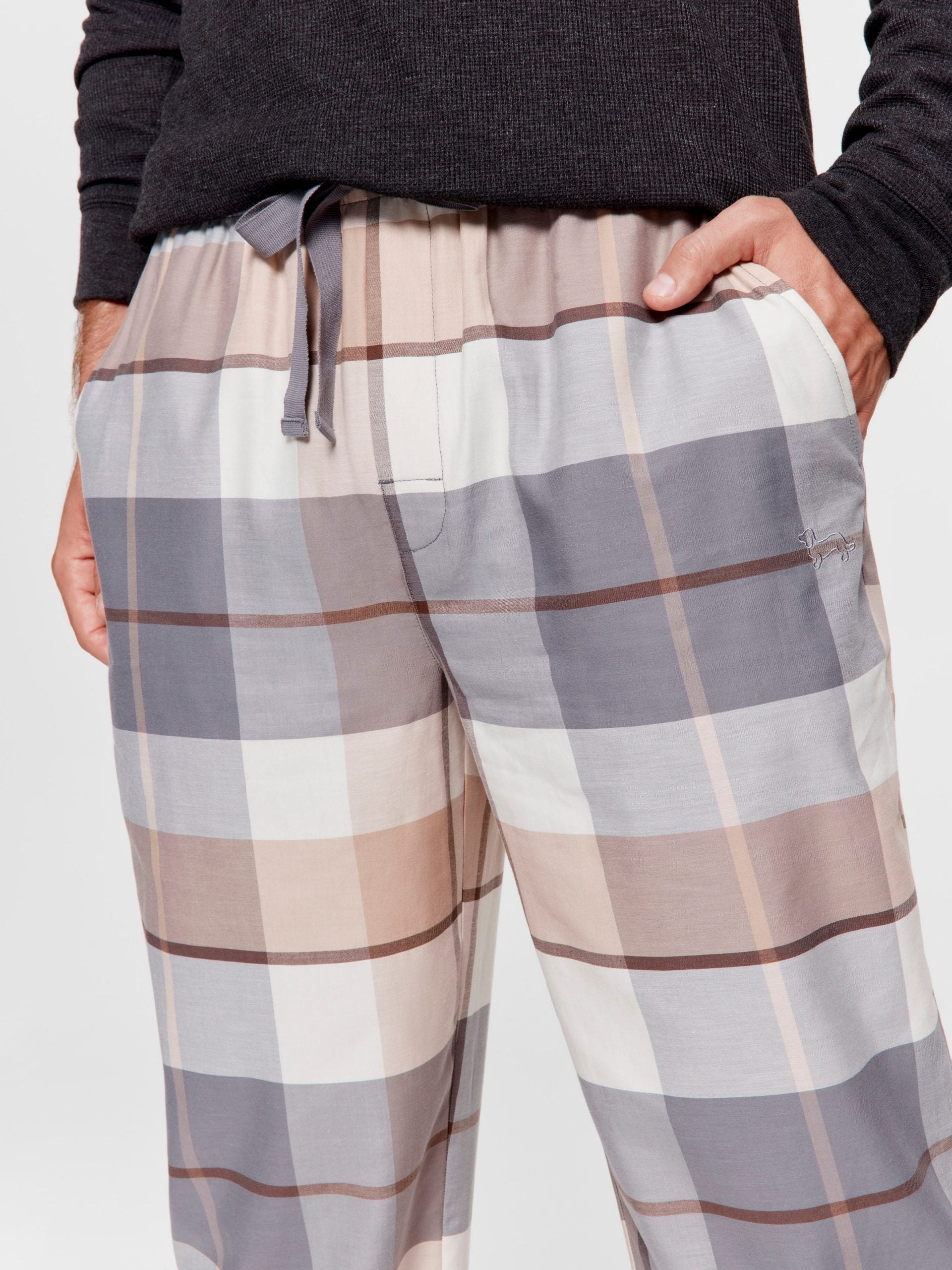 Grey Check Classic Pj Pant multi