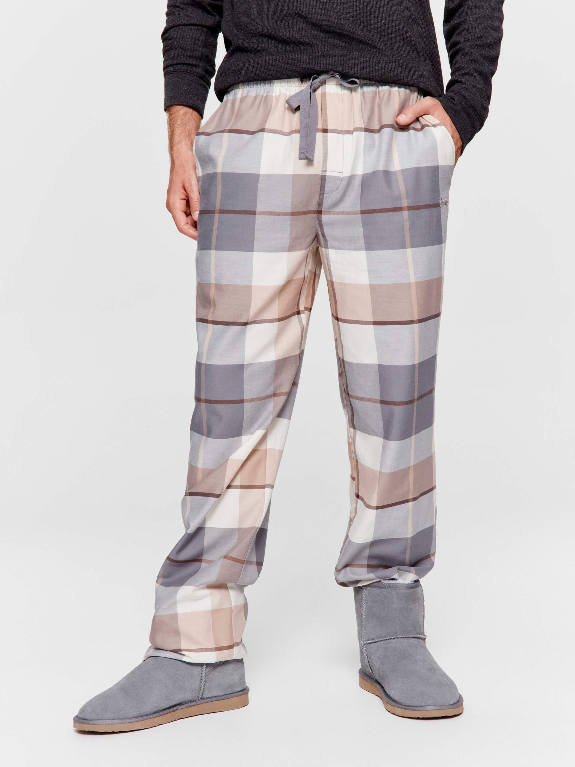 Grey Check Classic Pj Pant multi