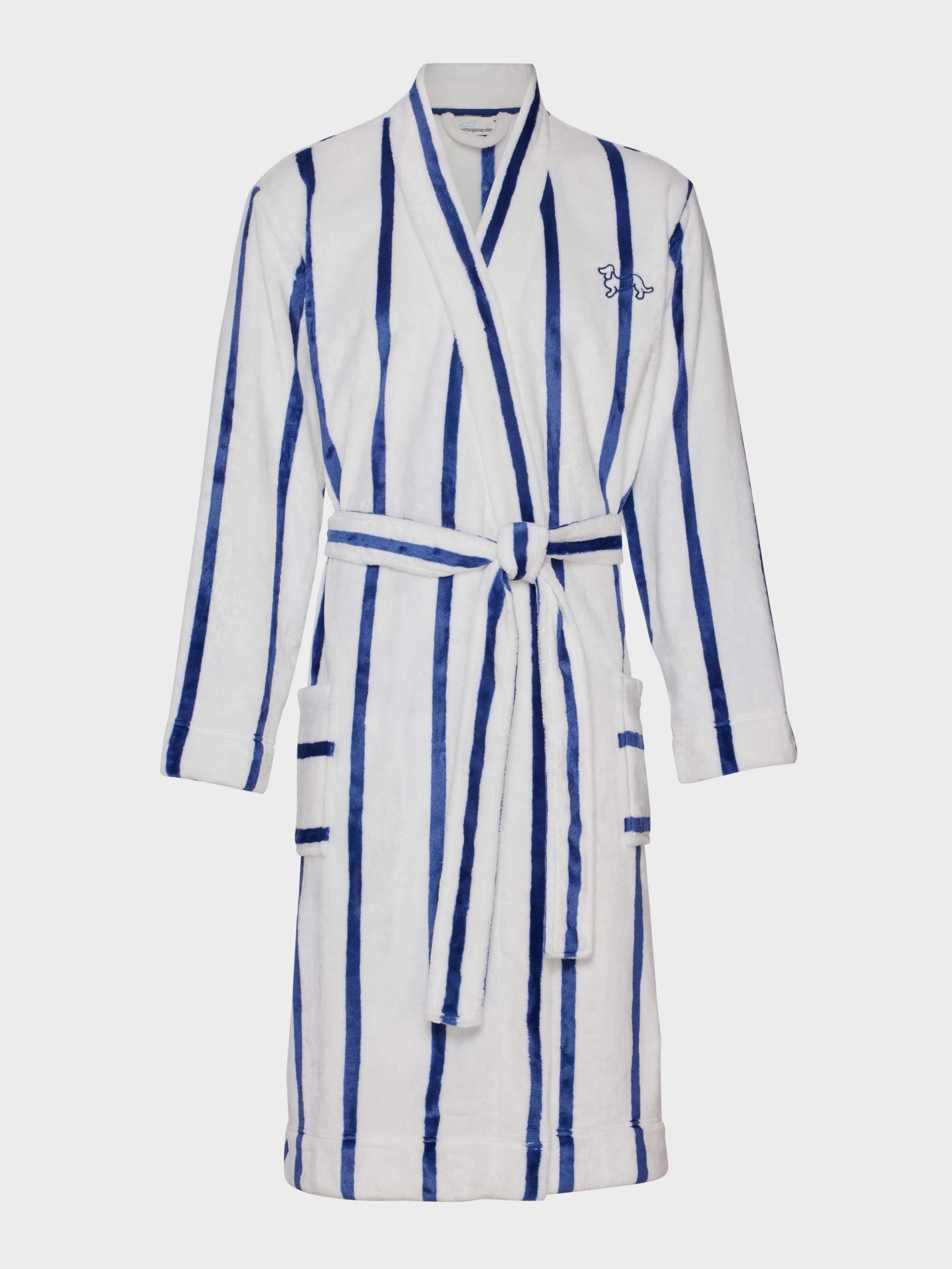 Navy Stripe Gown multi