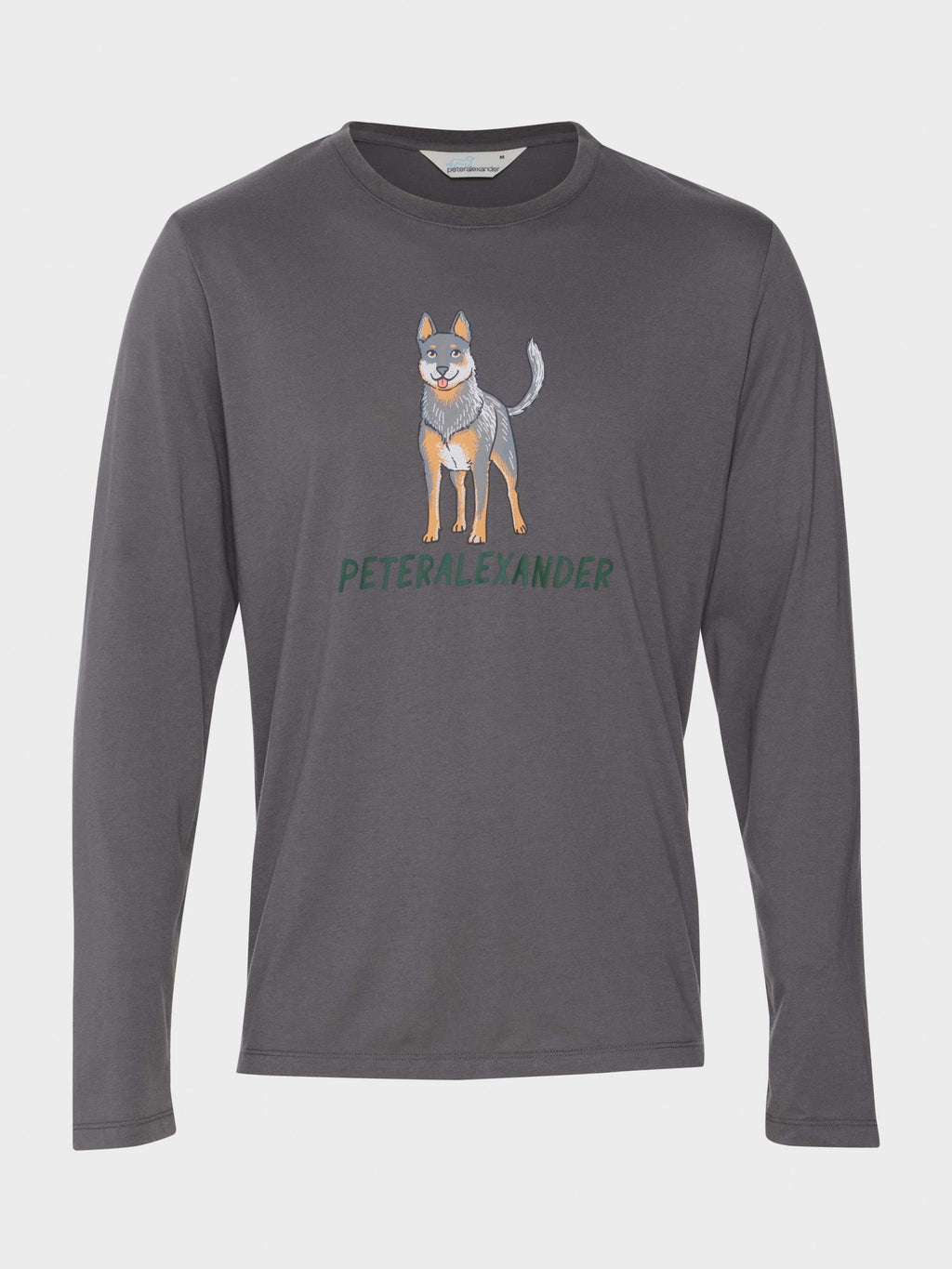 Blue Heeler Long Sleeve Top grey