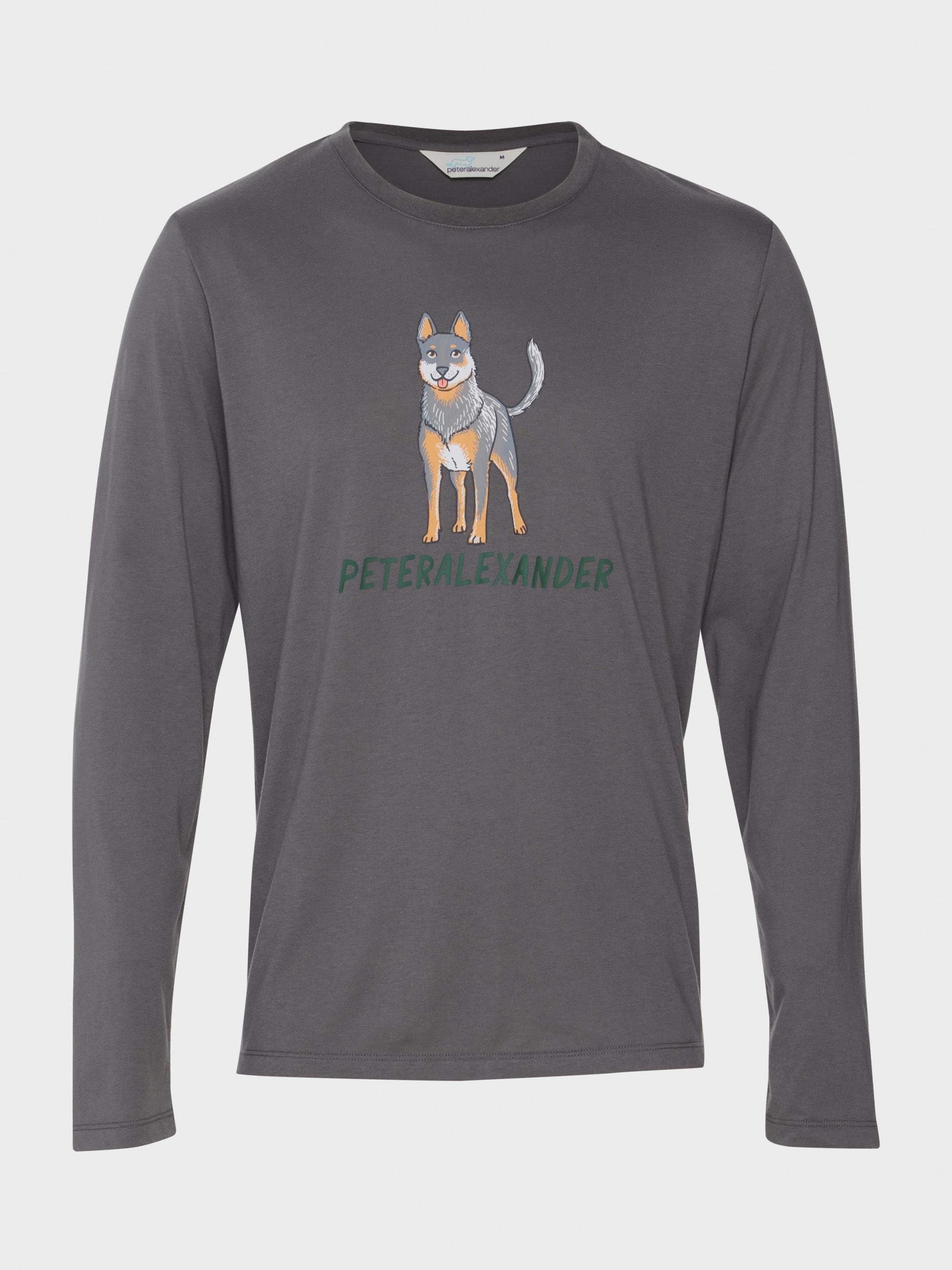 Blue Heeler Long Sleeve Top grey