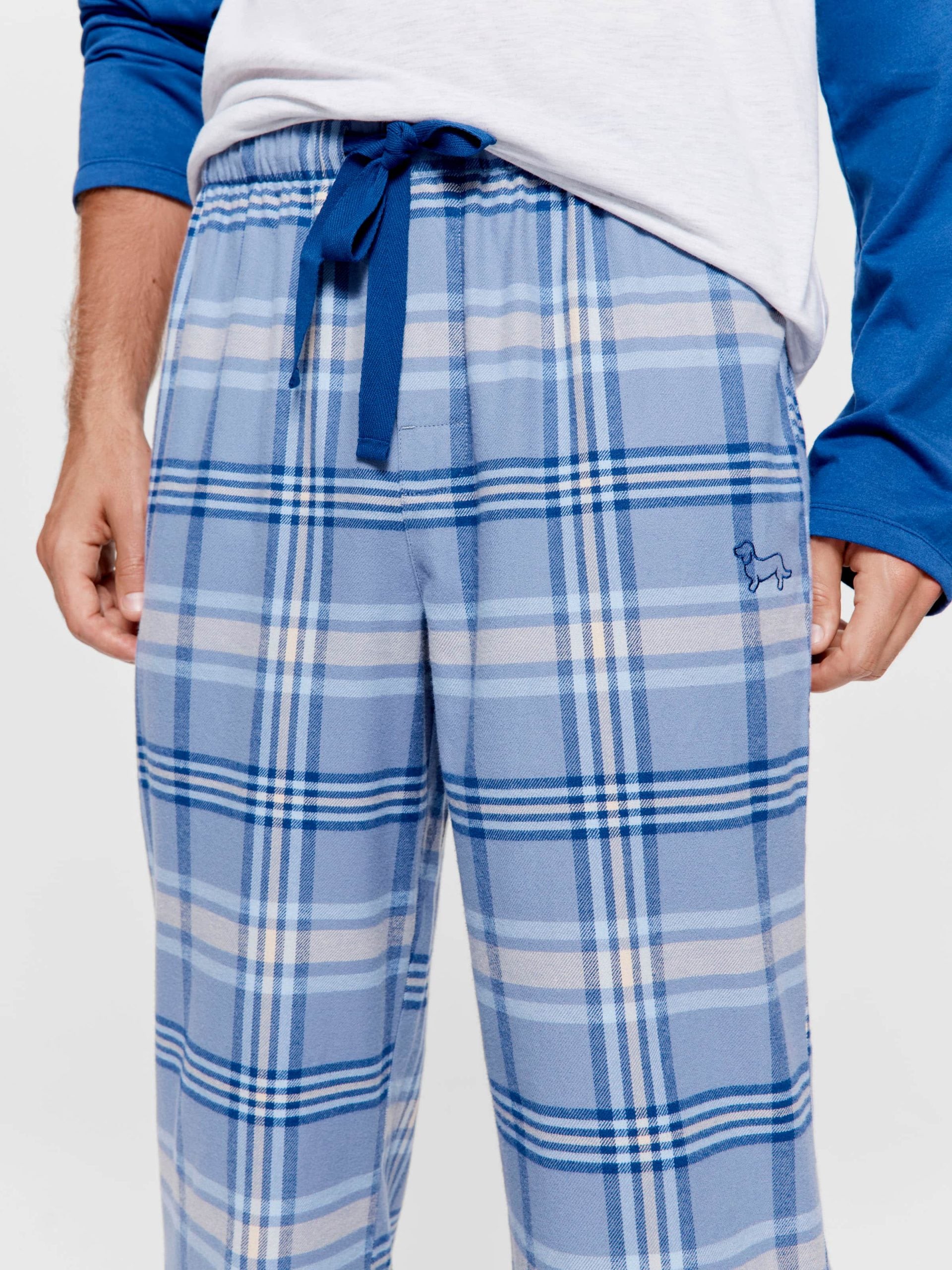 Blue Check Pj Pant multi