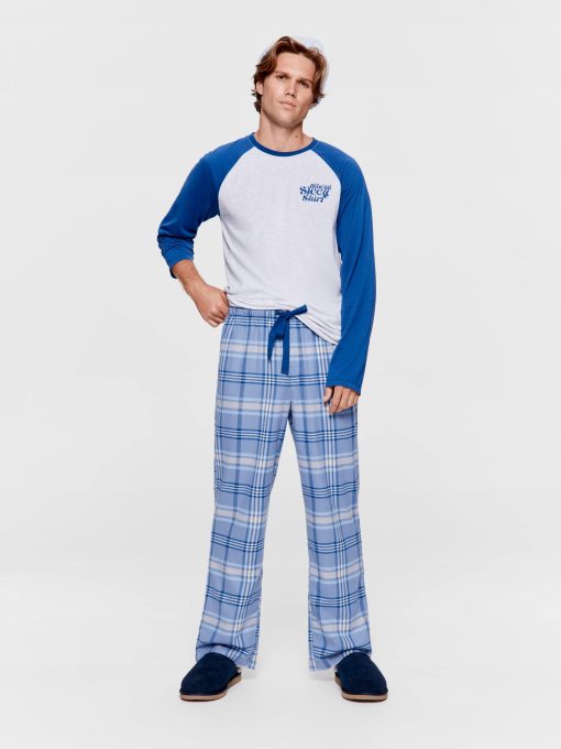 Blue Check Pj Pant multi