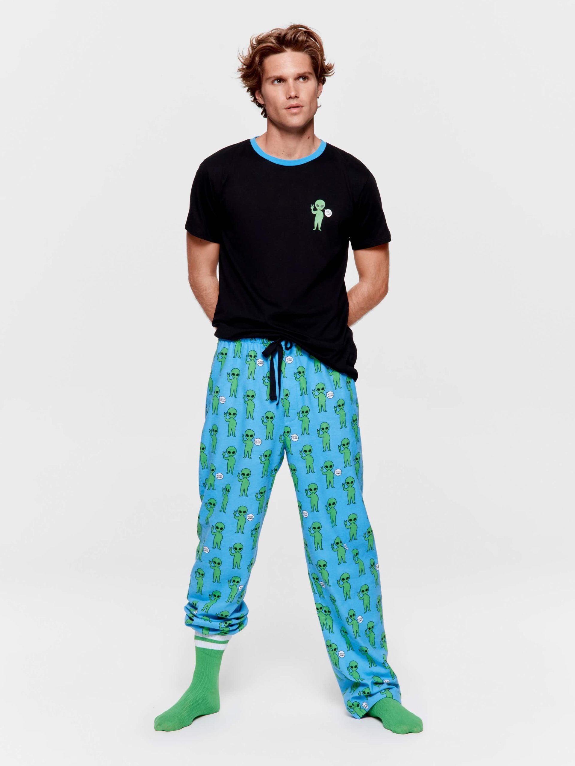 Alien Flannelette Pj Pant multi