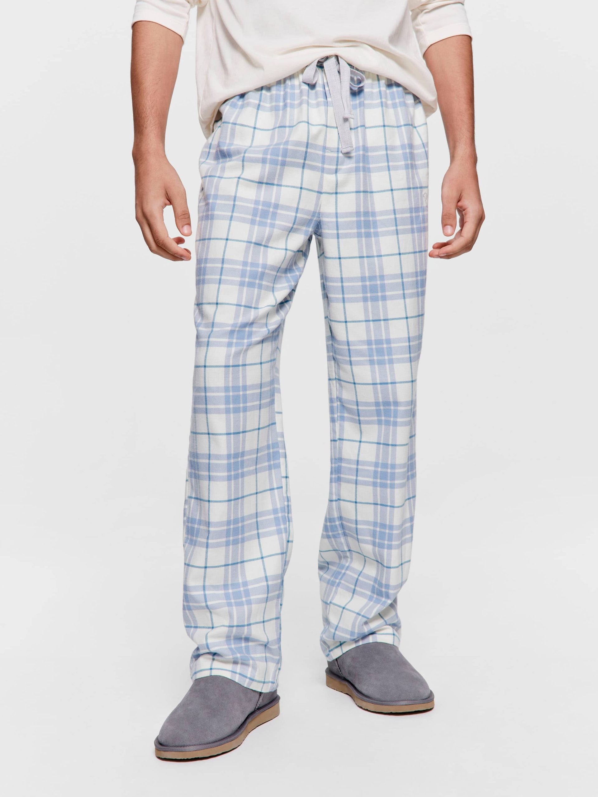 Teal Check Classic Pj Pant multi