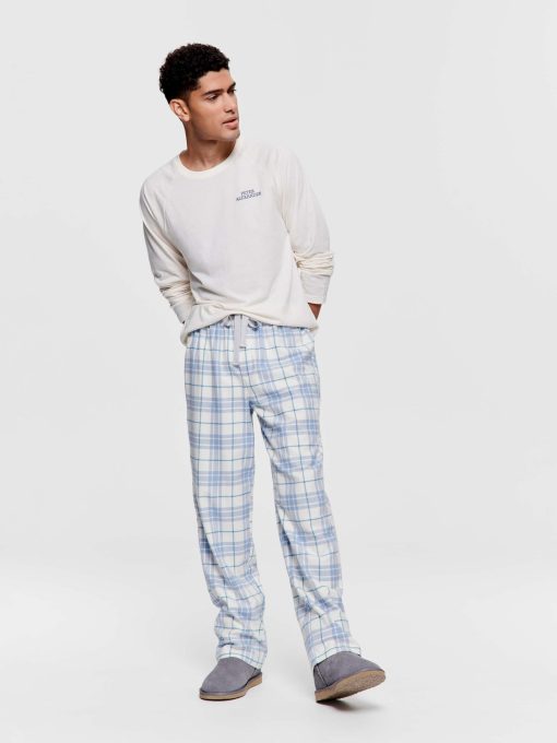 Teal Check Classic Pj Pant multi