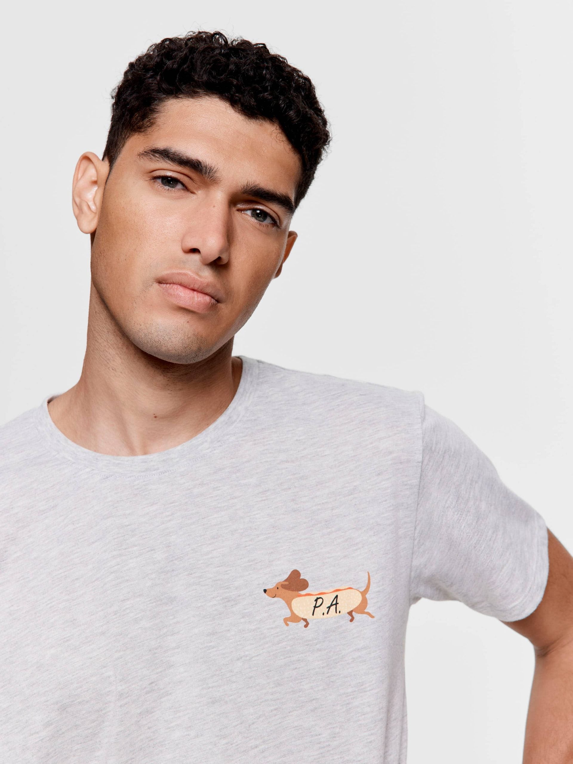 Penny Hot Dog Tee greymarle