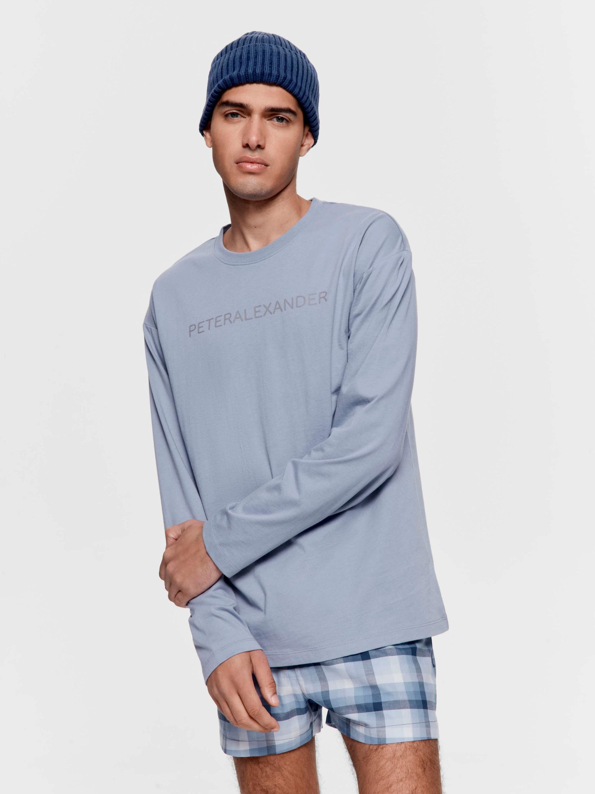 P.A Long Sleeve Raglan Top blue