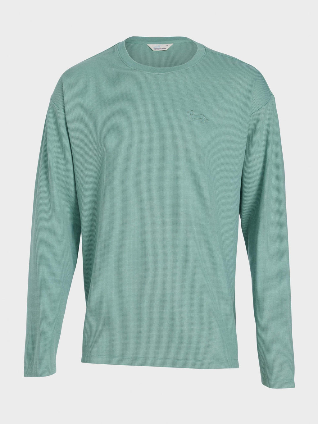 Sage Waffle Long Sleeve Top sage