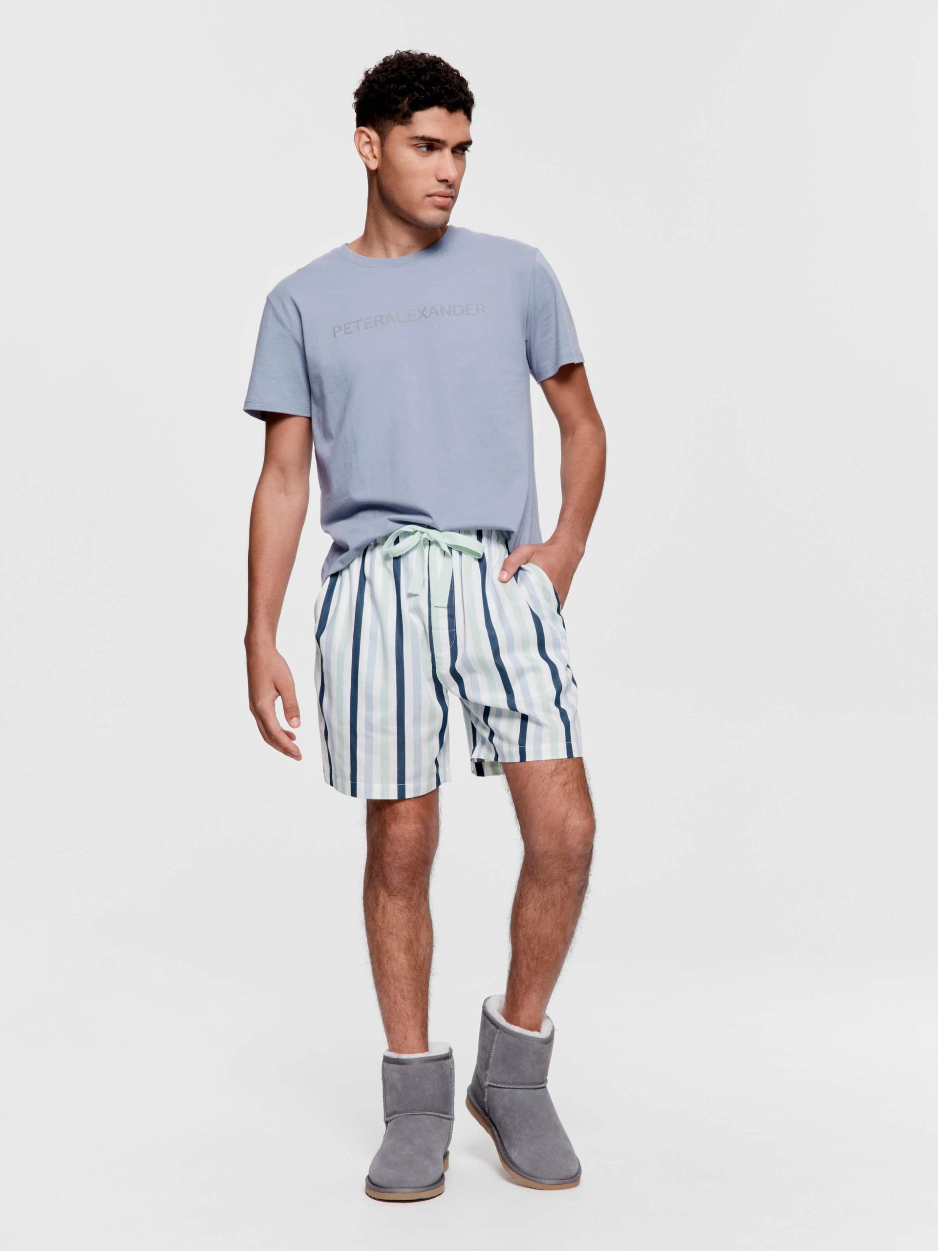 Multi Stripe Mid Short multi