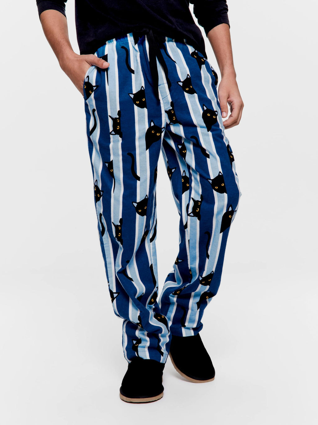 Sneaky Cat Classic Flannelette Pj Pant multi