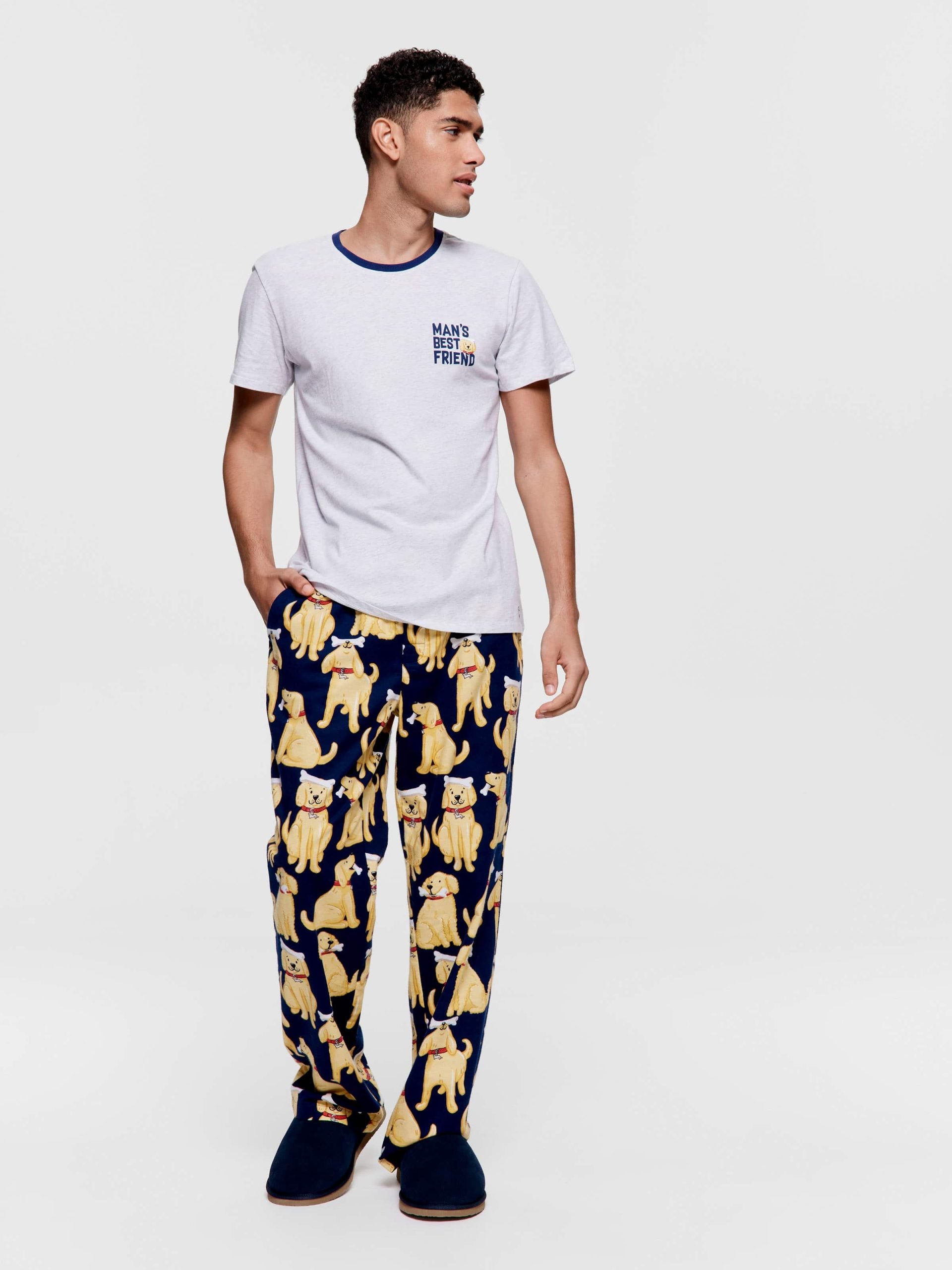 Mans Best Friend Tee greymarle