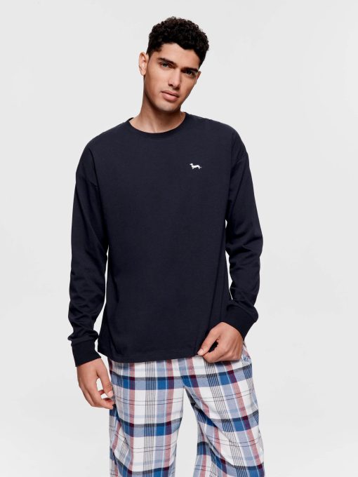 Charcoal Long Sleeve Top charcoal