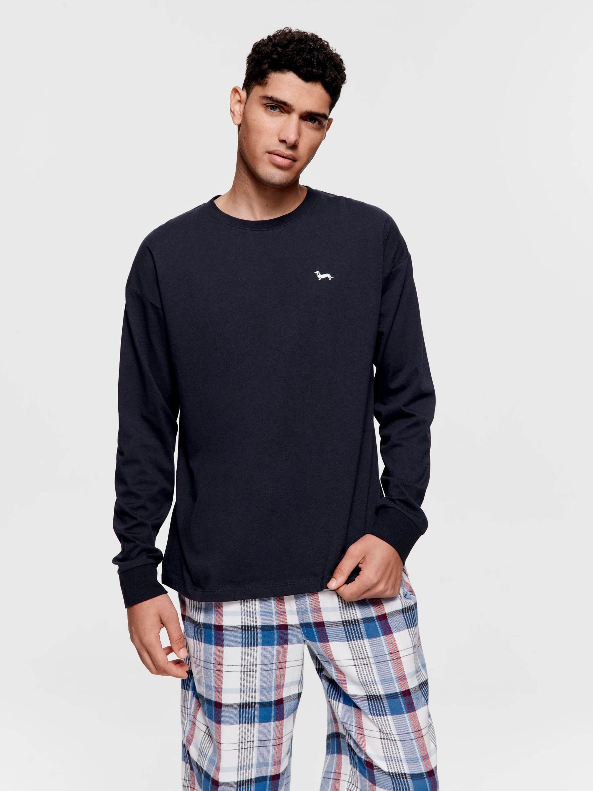 Charcoal Long Sleeve Top charcoal