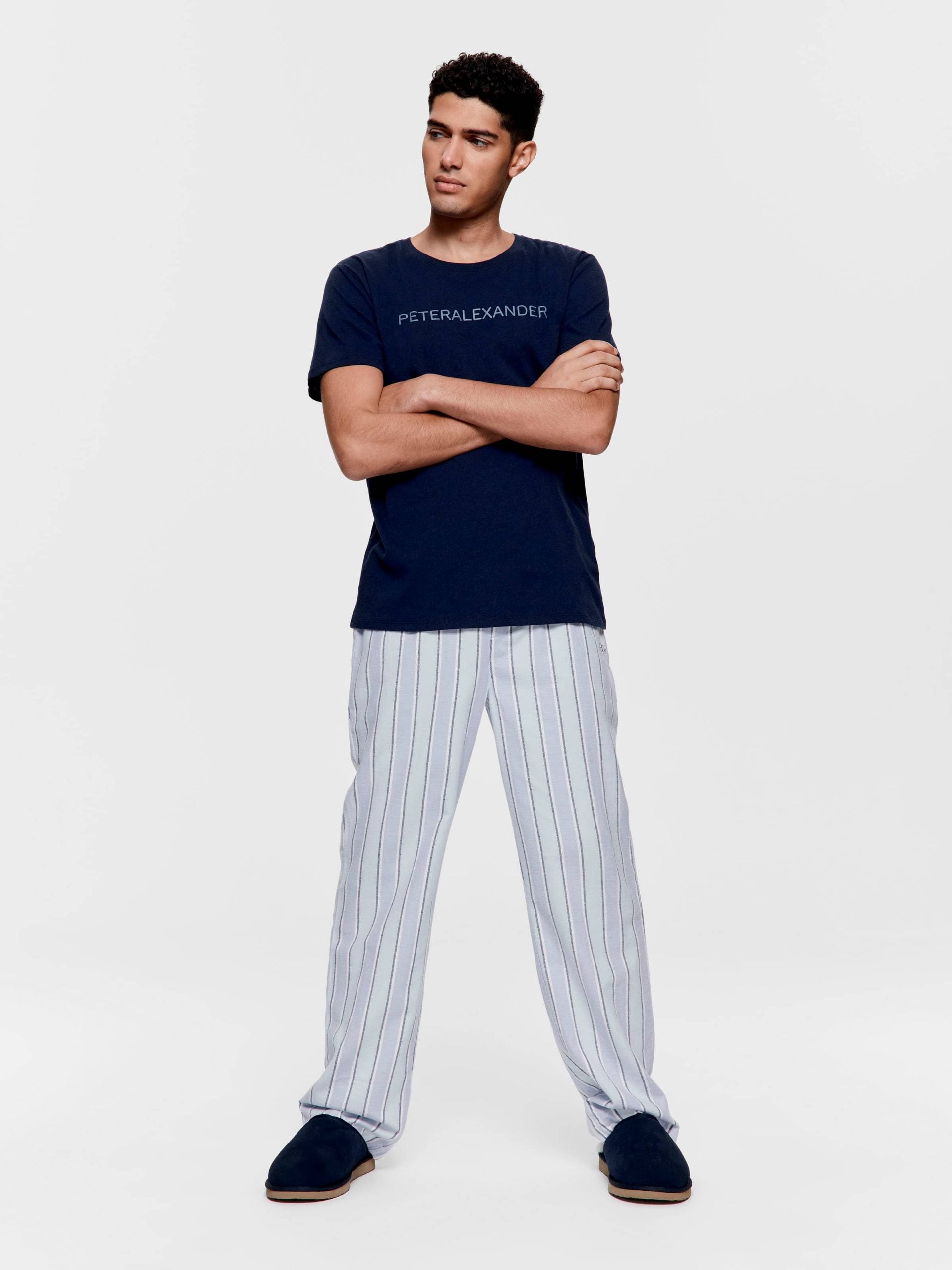 P.A Brand Tee navy