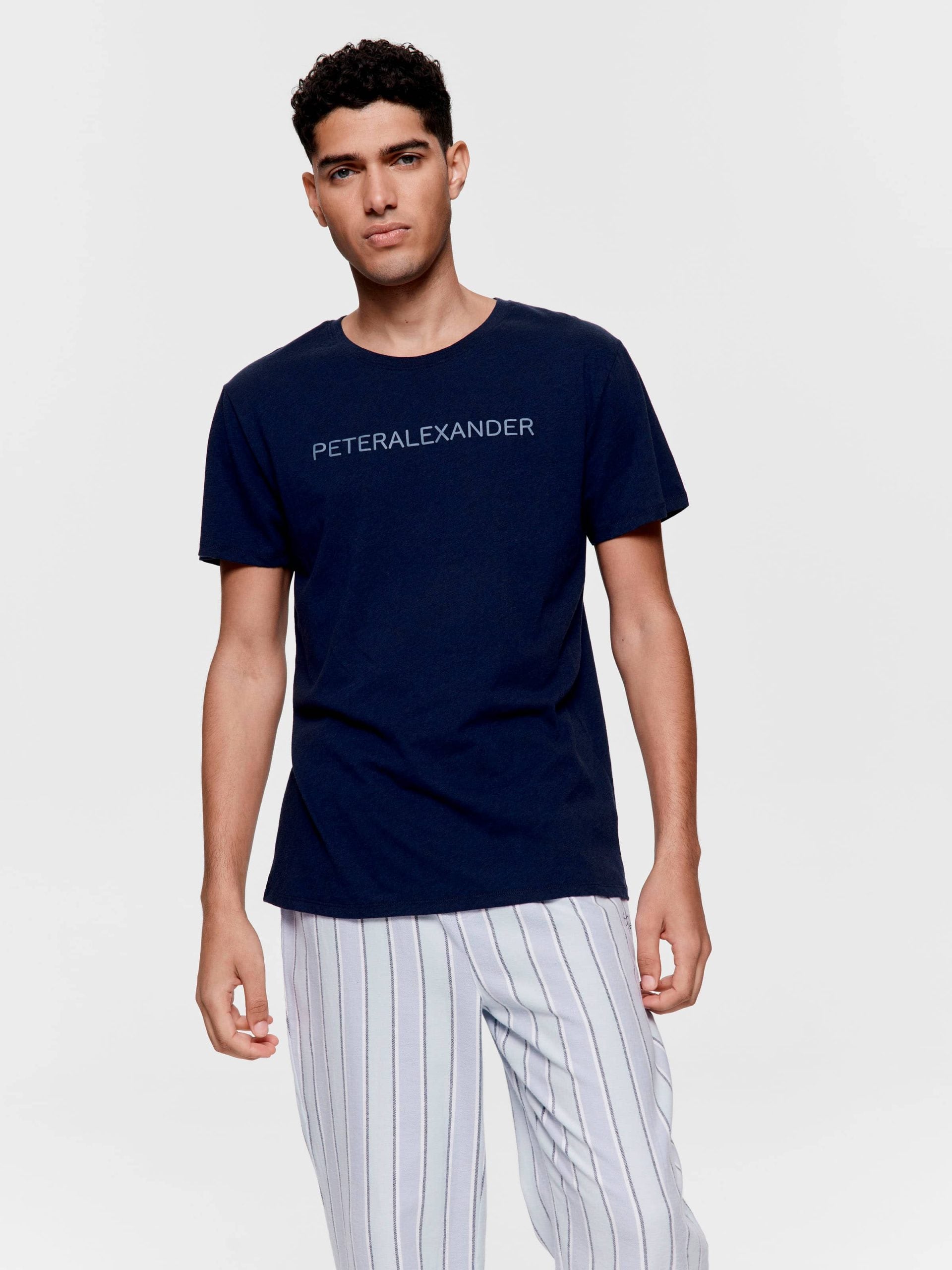 P.A Brand Tee navy