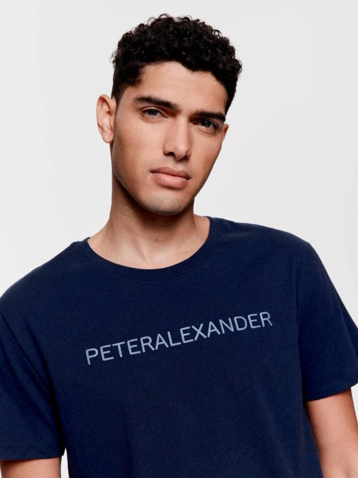 P.A Brand Tee navy