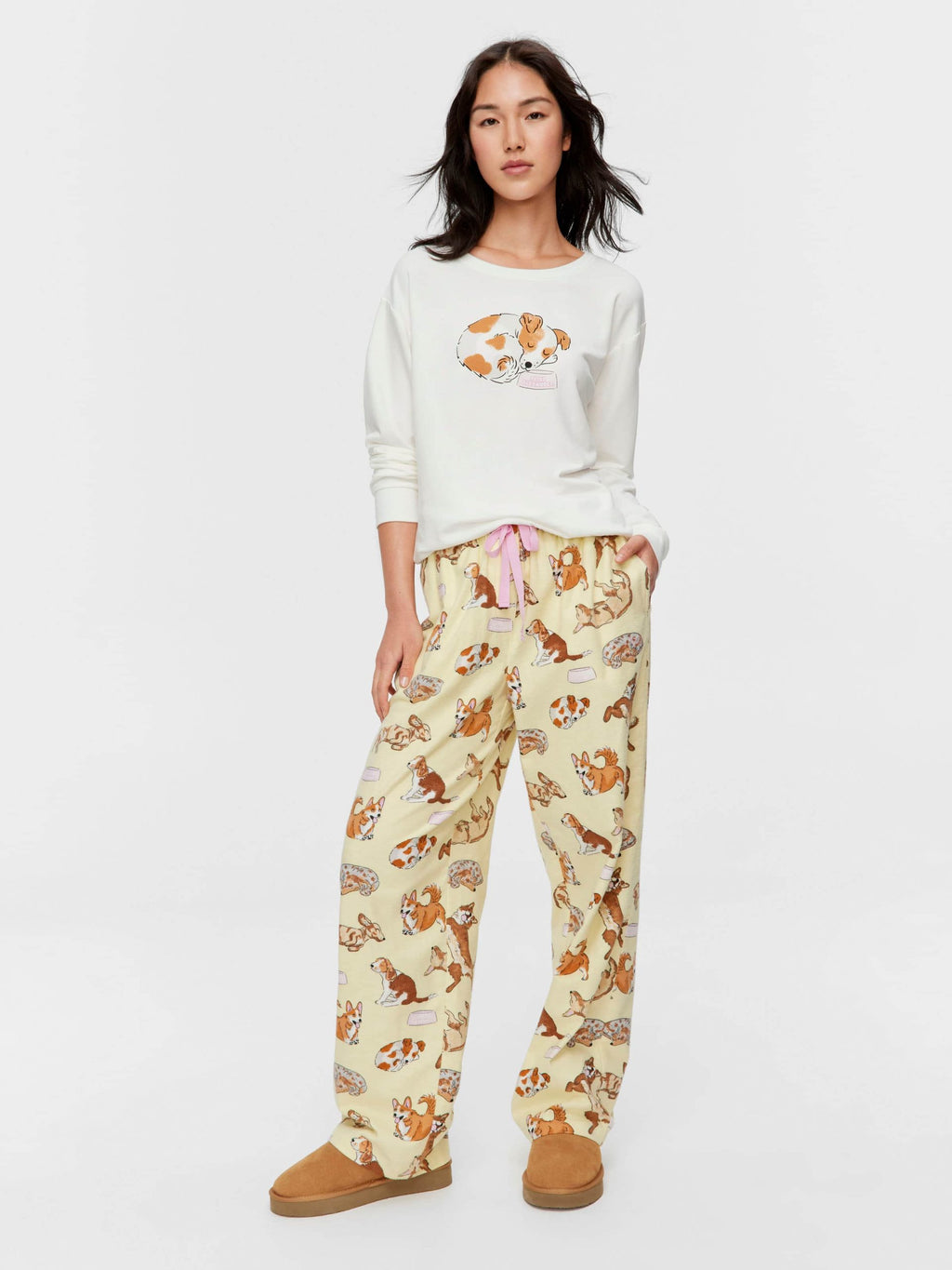 Happy Dogs Flannelette Classic Pj Pant Multi